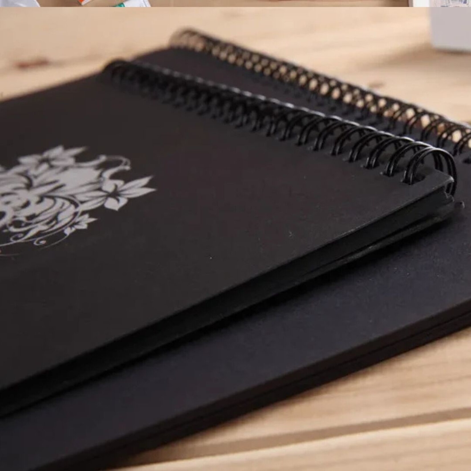 POTENTATE BLACK COIL BOUND 32LB 8.2"X11.6" 32/SHT