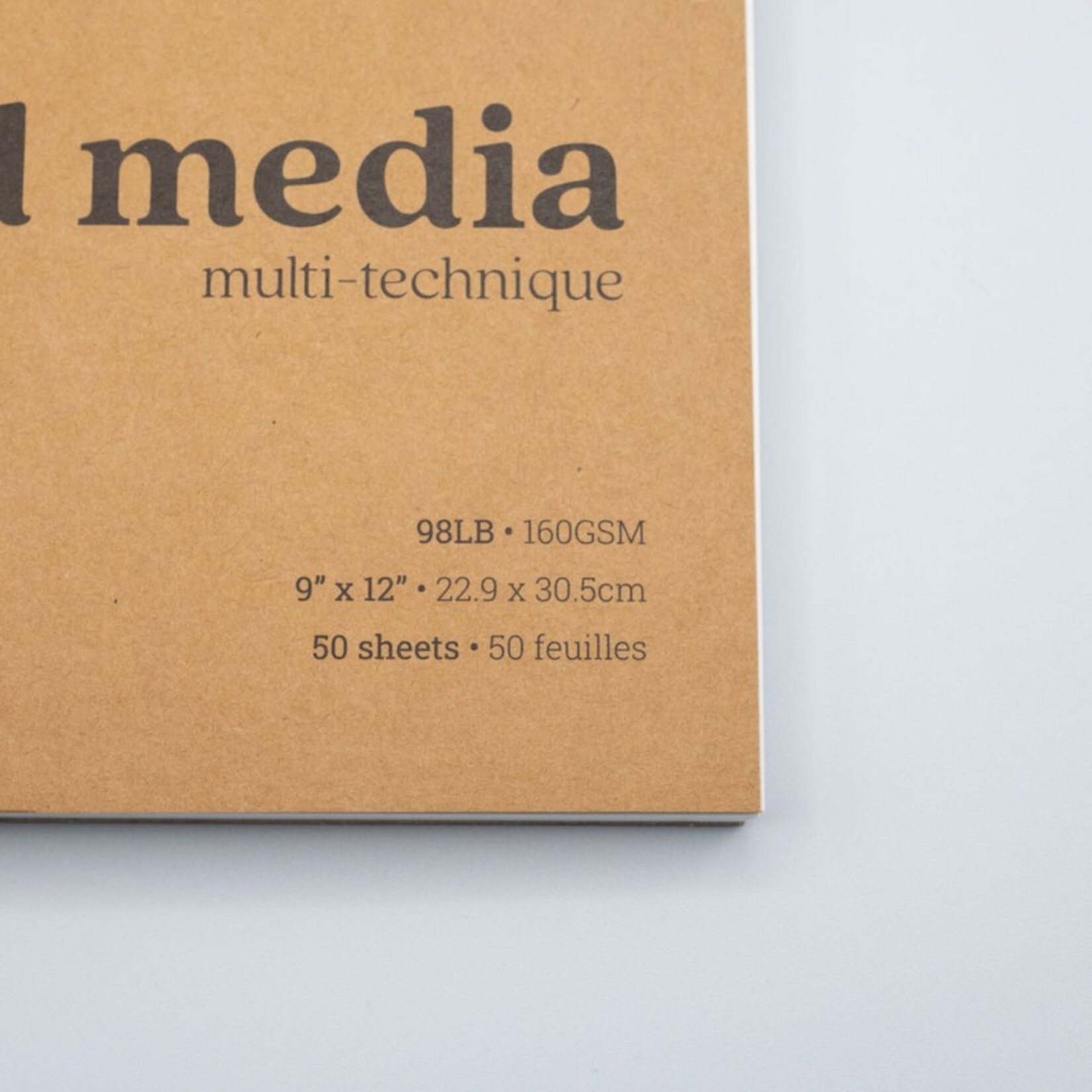 PRISM STUDIO MIXED MEDIA PAD 98LB 9X12" 50/SHT