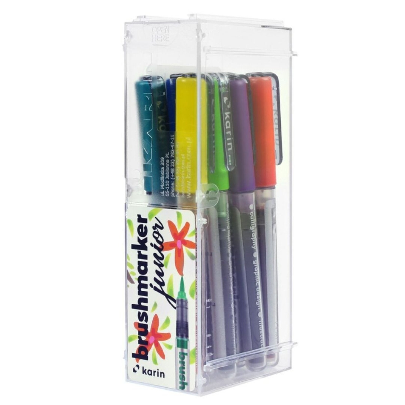 KARIN KARIN BRUSHMARKER PRO JUNIOR  BASIC COLOURS SET/12