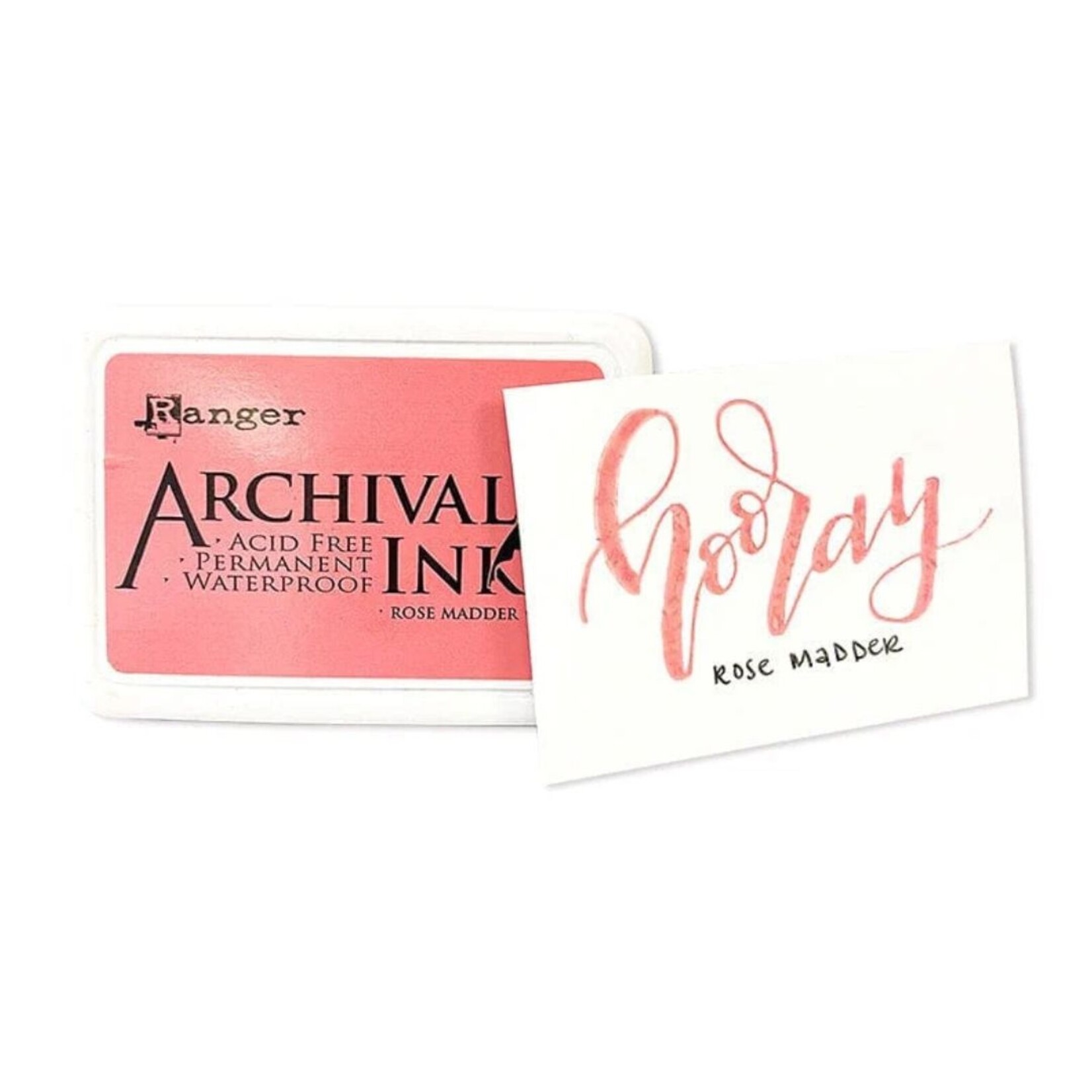 RANGER ARCHIVAL INK PAD ROSE MADDER