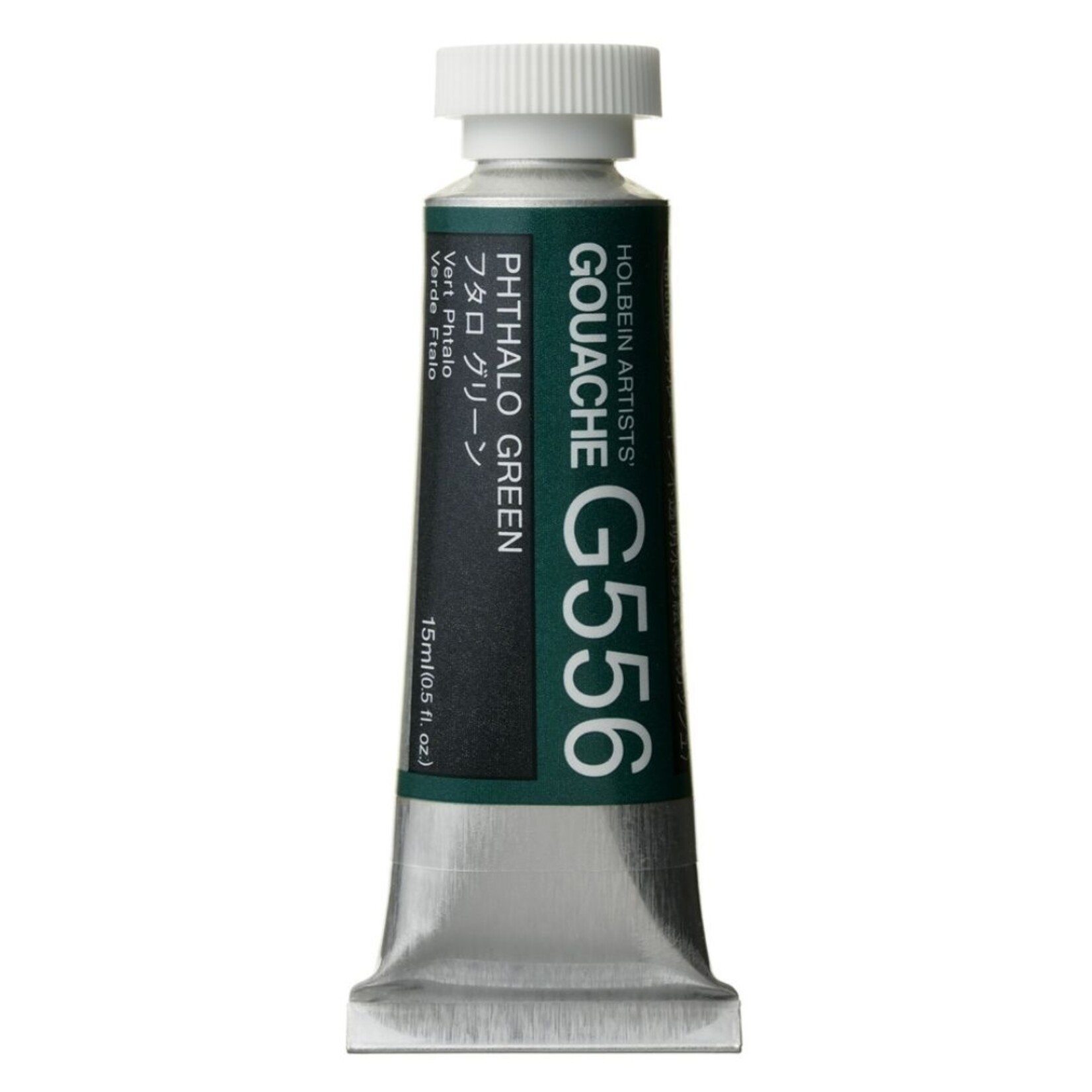 HOLBEIN ARTISTS GOUACHE 15ML G556 PHTHALO GREEN