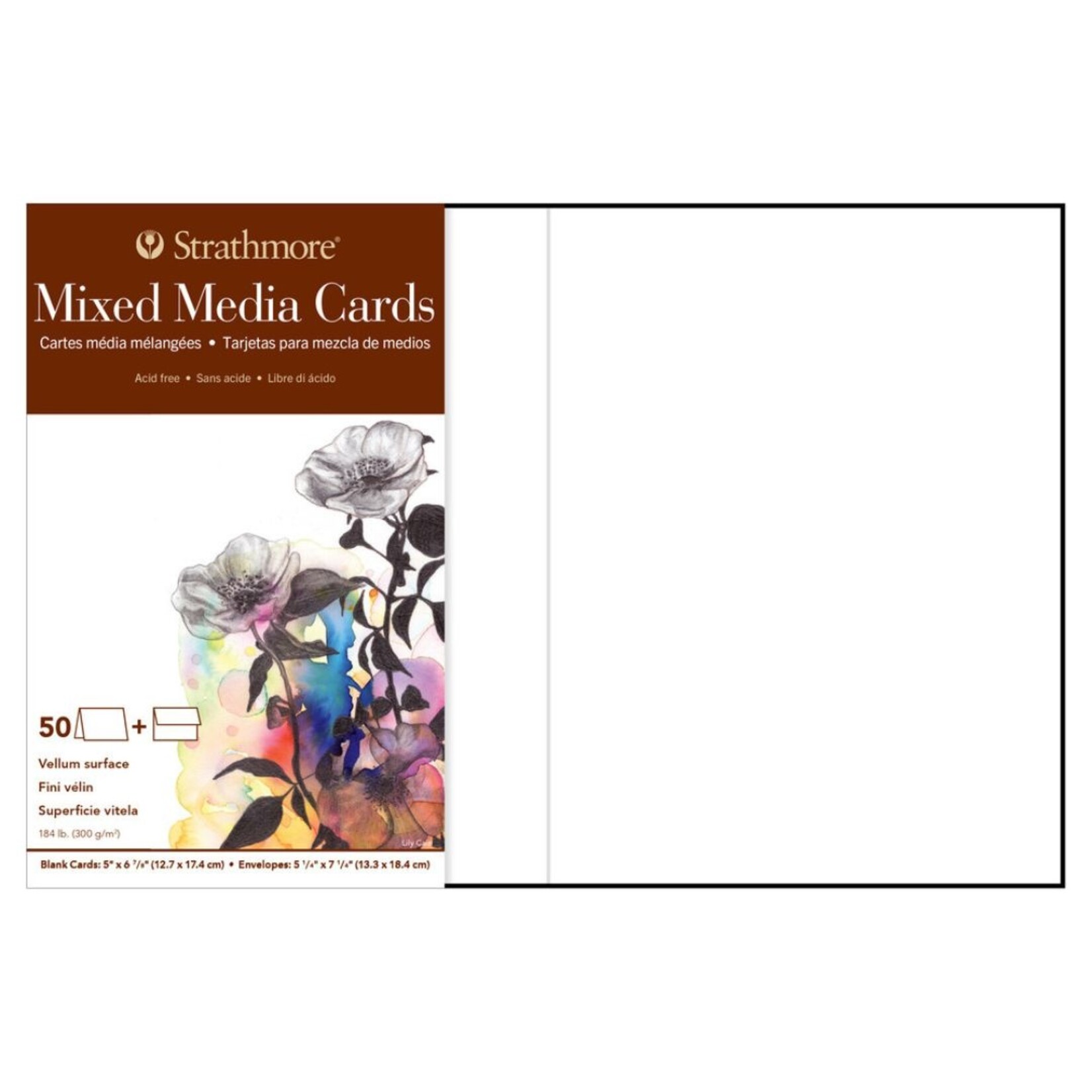STRATHMORE STRATHMORE MIXED MEDIA CARDS 5X8.67 50/PK