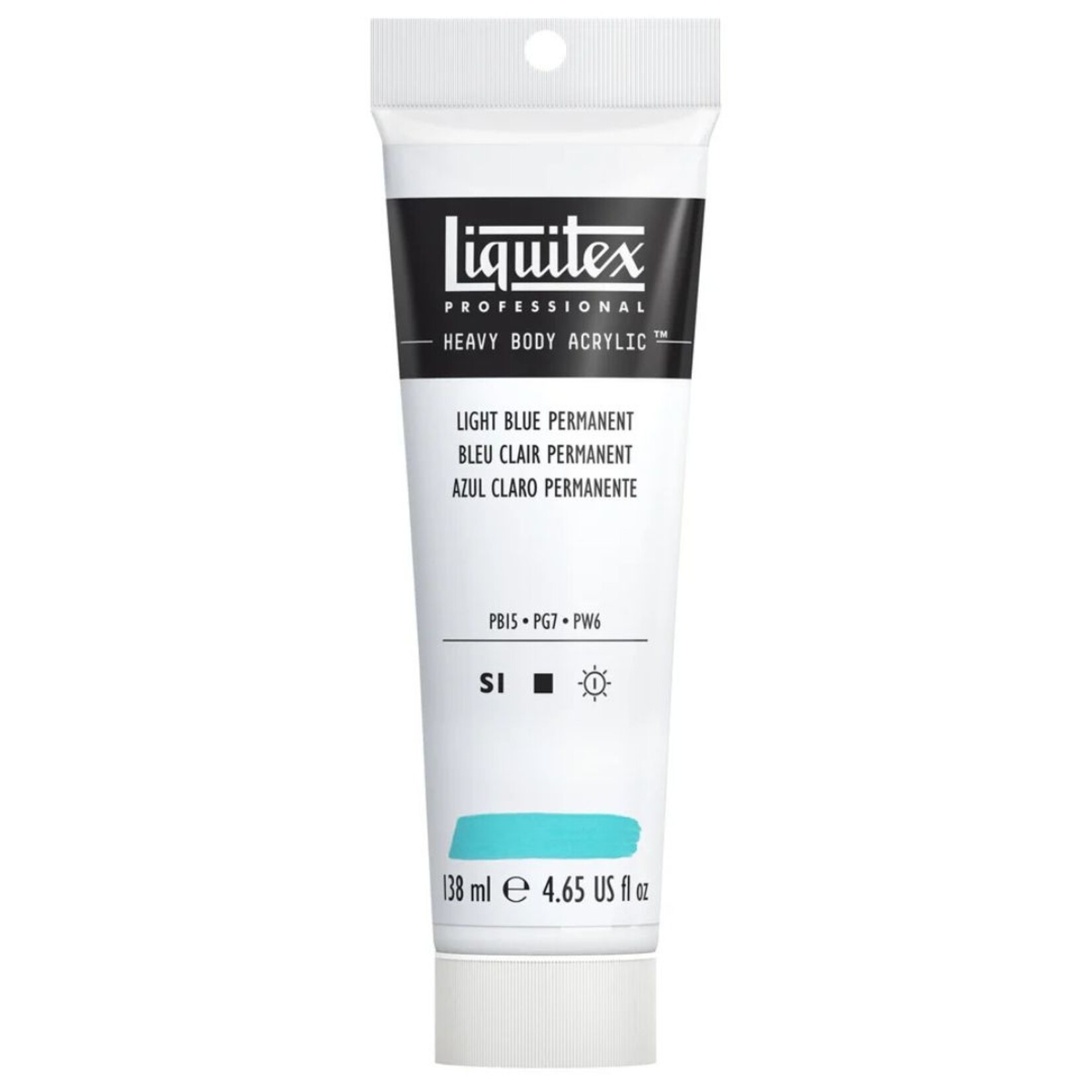 LIQUITEX LIQUITEX HEAVY BODY ACRYLIC 138ML PERMANENT LIGHT BLUE