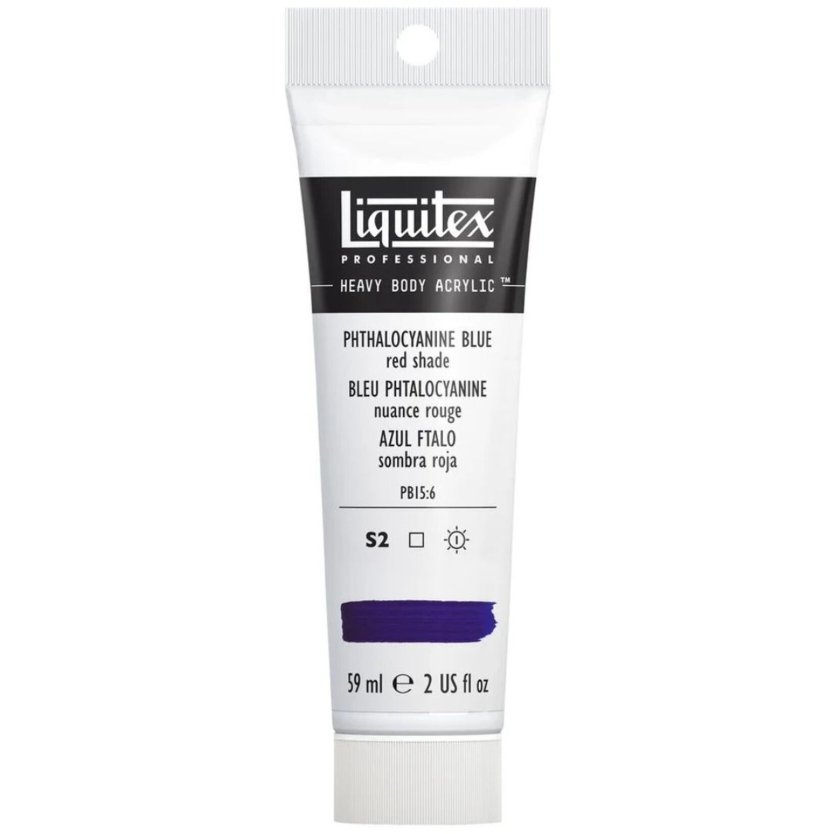 LIQUITEX LIQUITEX HEAVY BODY ACRYLIC 59ML PHTHALO BLUE (RED SHADE)