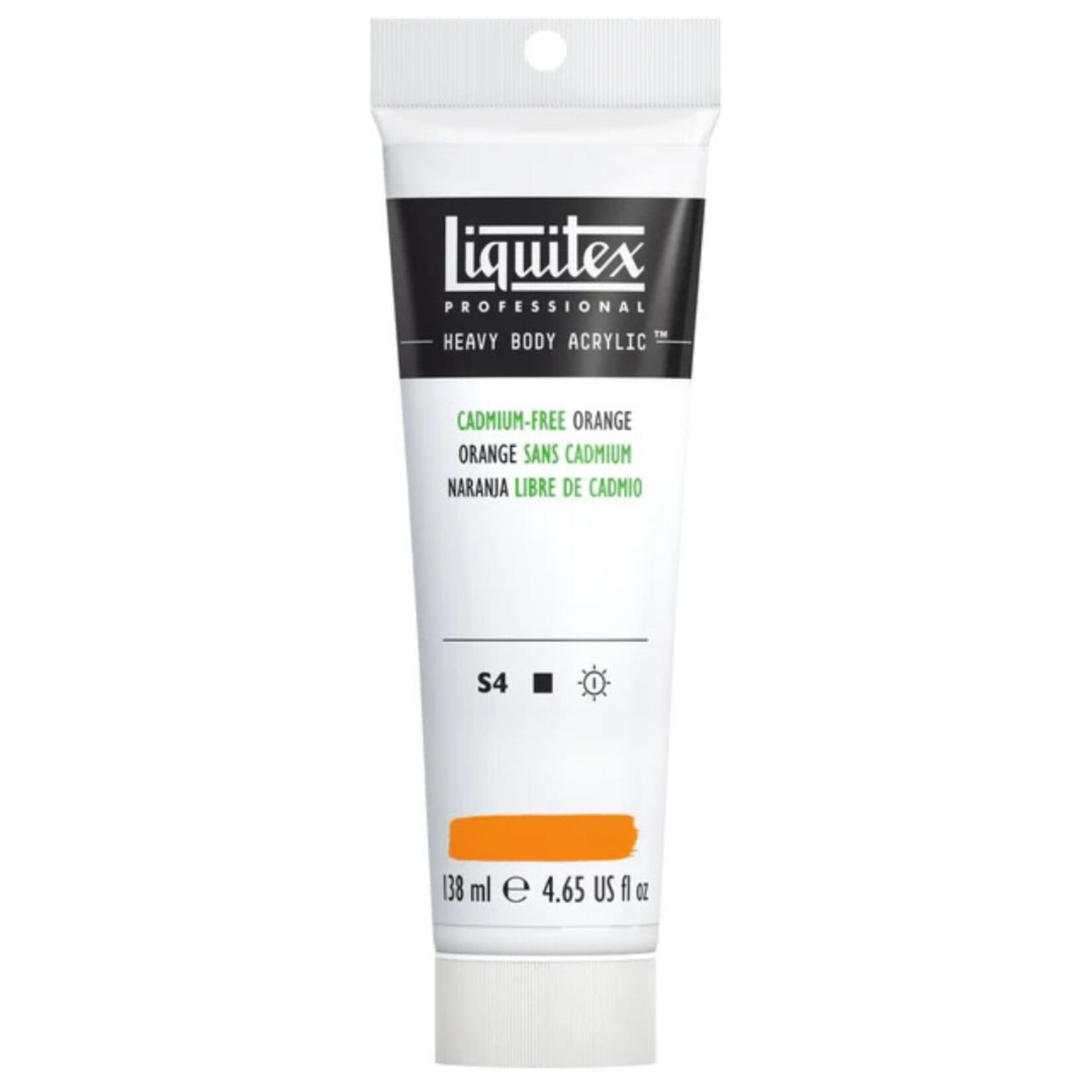 LIQUITEX LIQUITEX HEAVY BODY ACRYLIC 138ML CADMIUM FREE ORANGE
