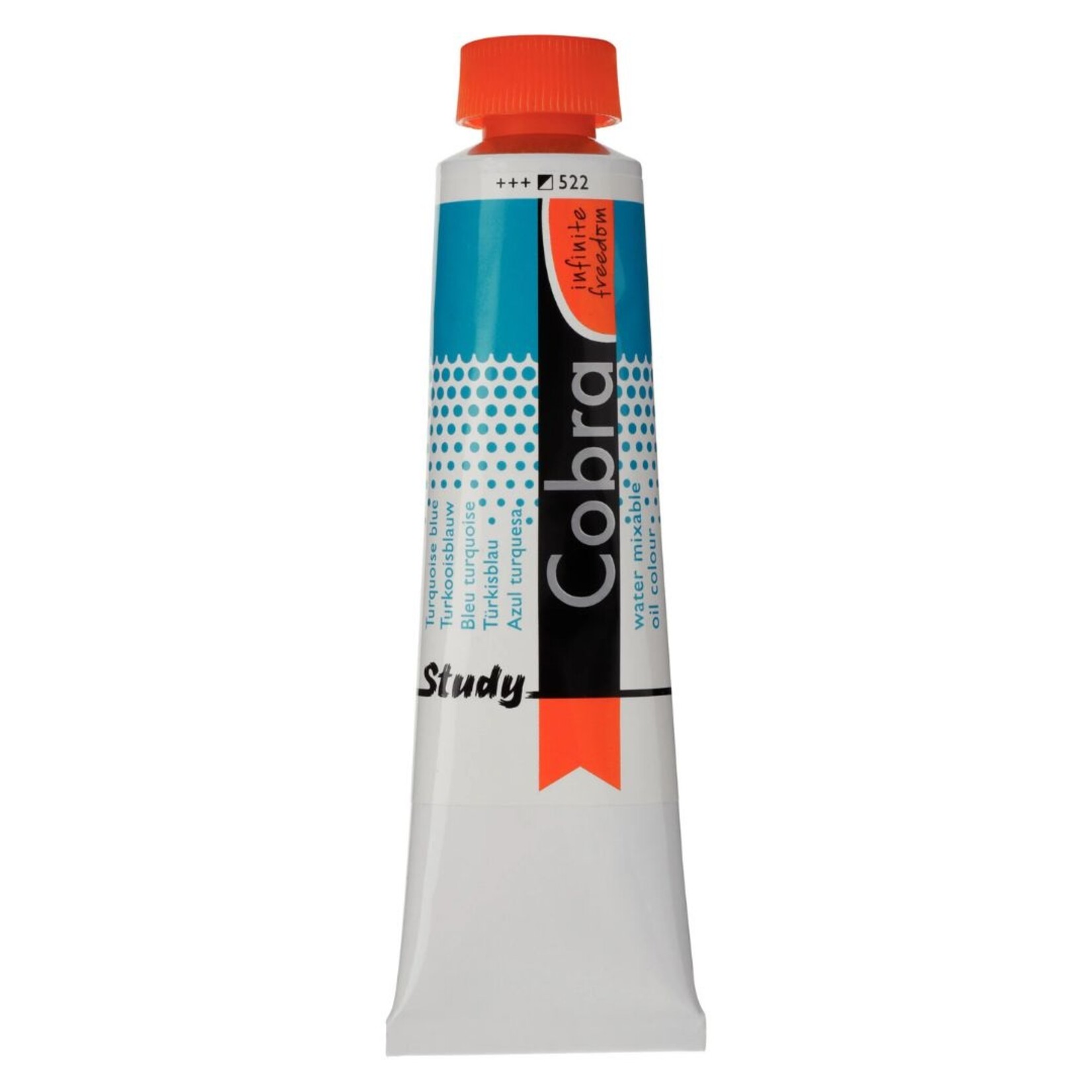 COBRA STUDY WATER MIXABLE OIL 40ML TURQUOISE BLUE 522