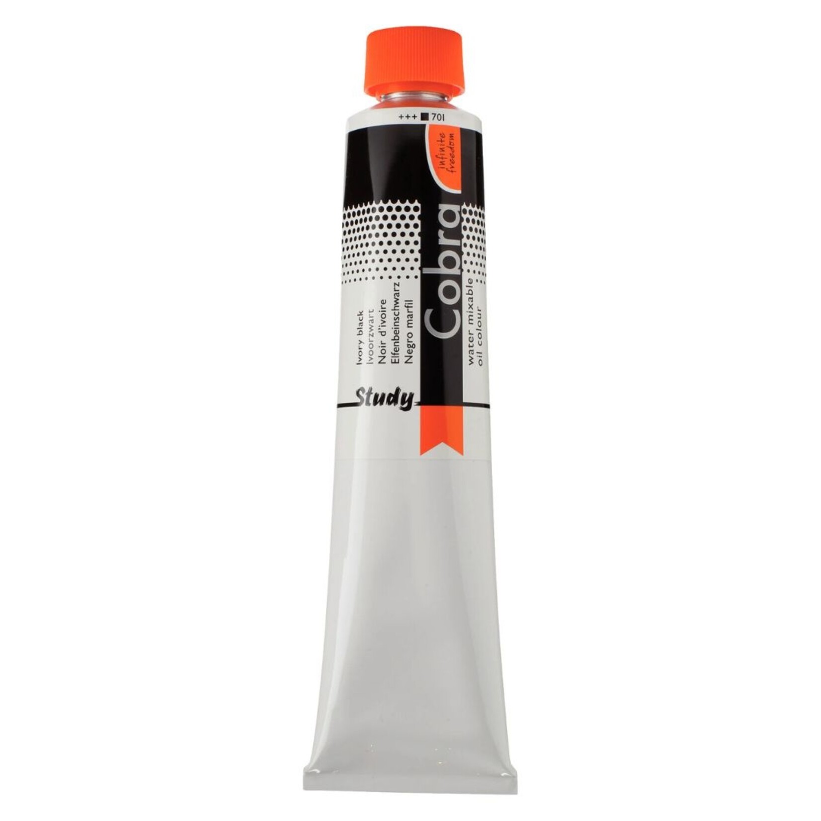COBRA STUDY WATER MIXABLE OIL 200ML IVORY BLACK 701