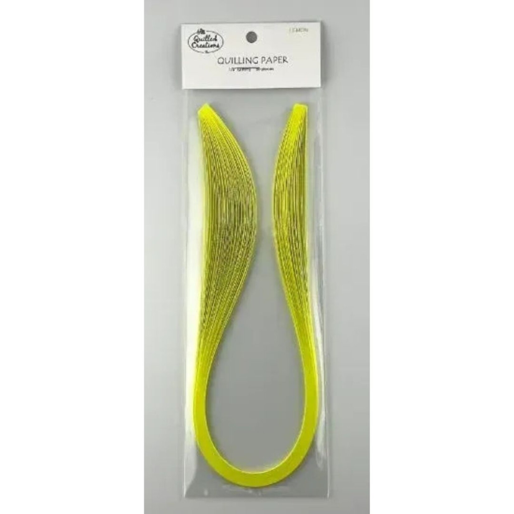 QUILLED CREATIONS QUILLED CREATIONS SOLID PAPER 1/8" LEMON