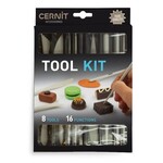 CERNIT PLASTIC POLYMER CLAY TOOL SET/8