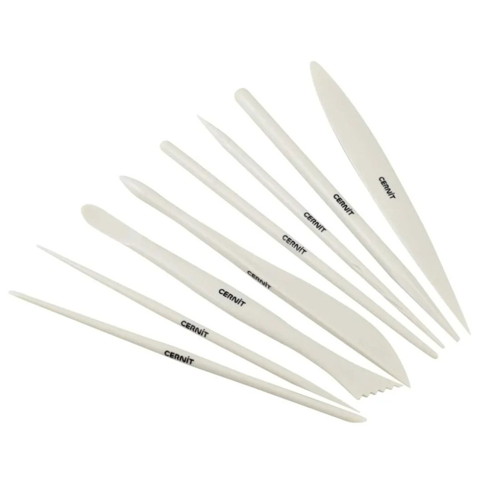 CERNIT PLASTIC POLYMER CLAY TOOL SET/8