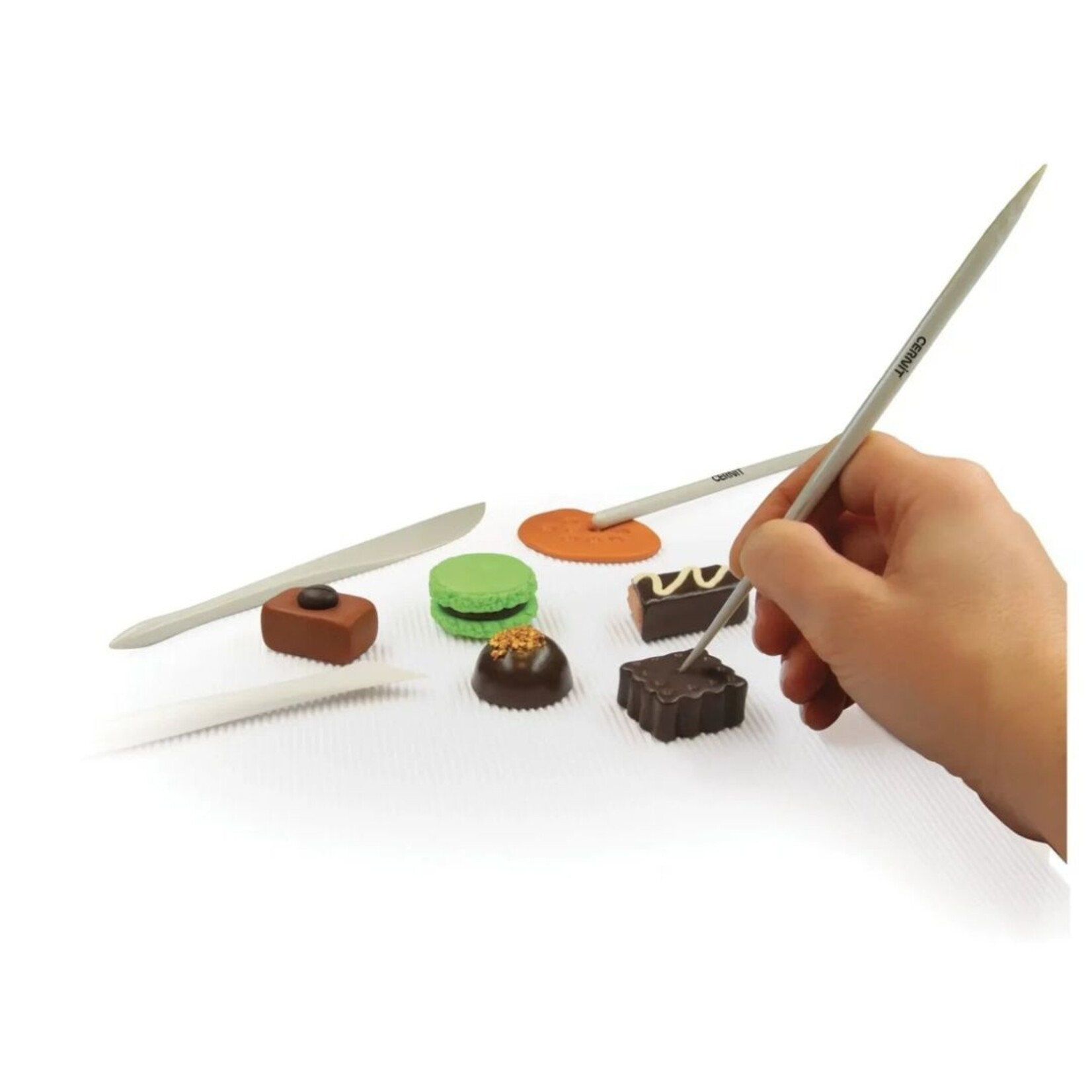 CERNIT PLASTIC POLYMER CLAY TOOL SET/8