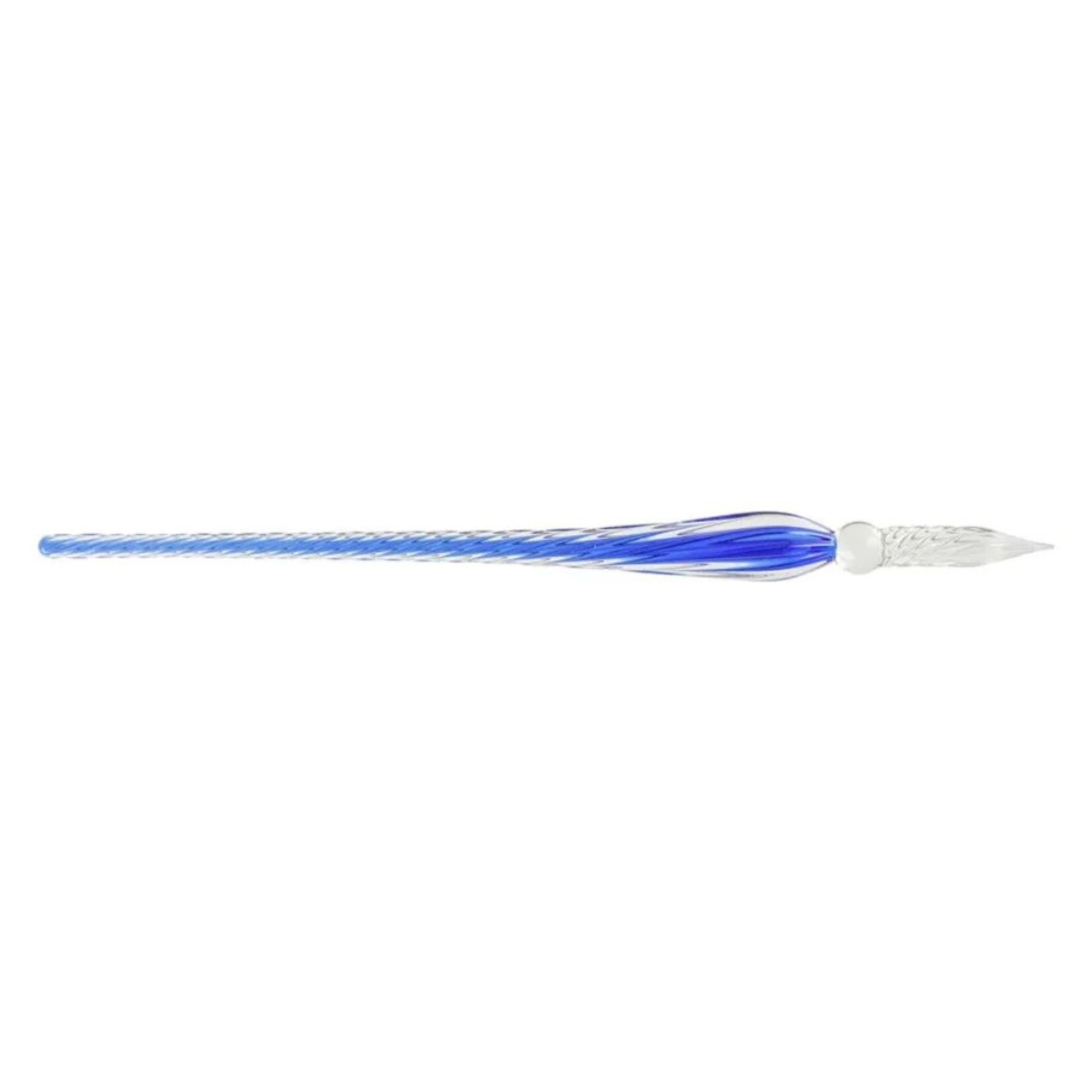 HERBIN TWISTED GLASS DIP PEN MIDNIGHT BLUE