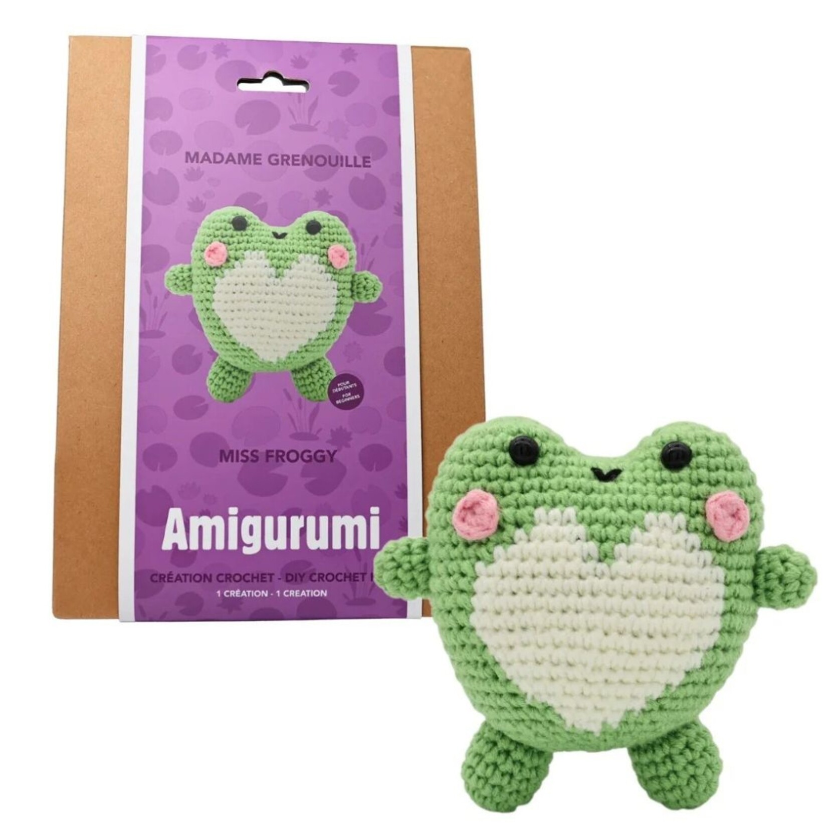 PBI ART DIY CROCHET AMIGURUMI KIT MISS FROGGY