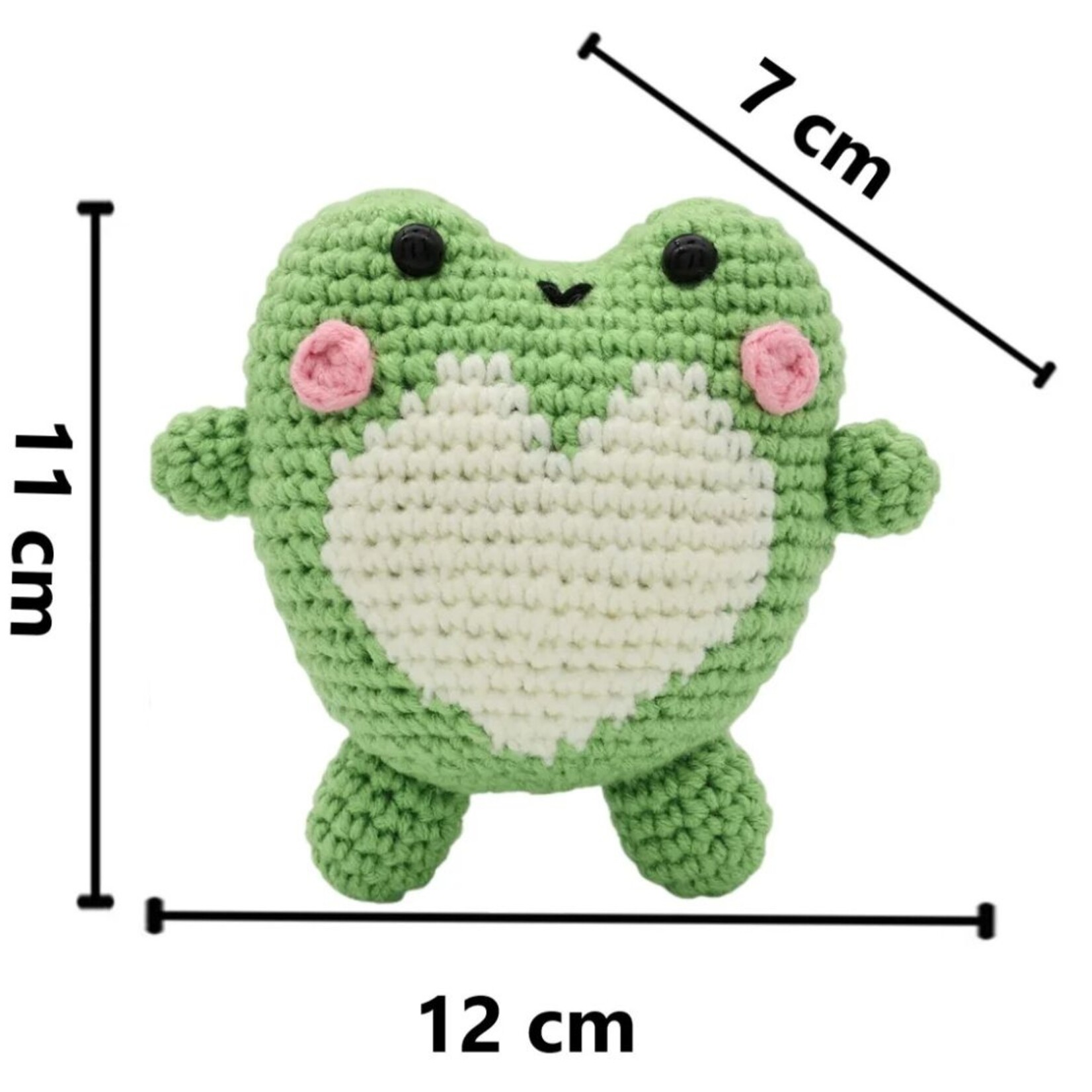 PBI ART DIY CROCHET AMIGURUMI KIT MISS FROGGY