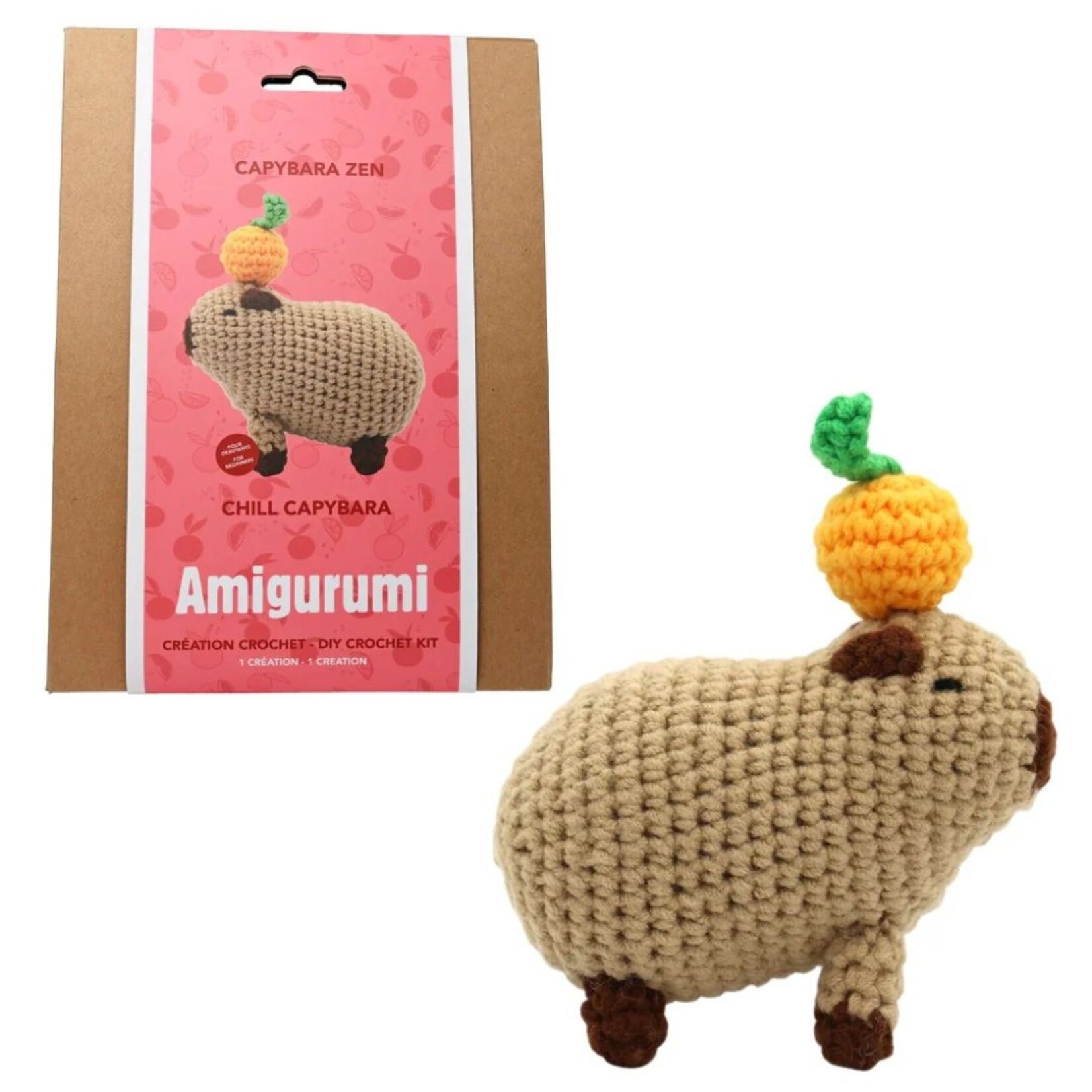 PBI ART DIY CROCHET AMIGURUMI KIT CHILL CAPYBARA