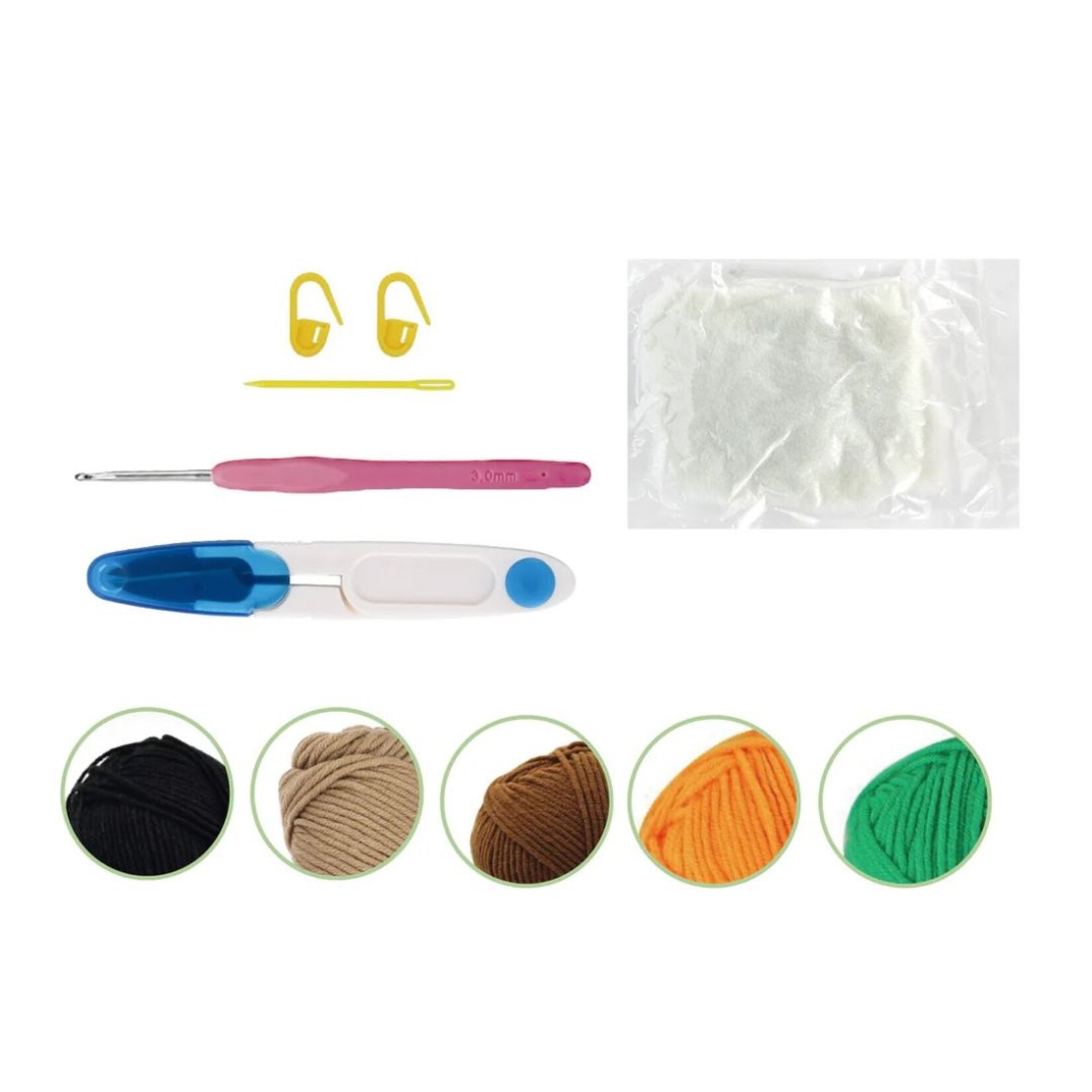 PBI ART DIY CROCHET AMIGURUMI KIT CHILL CAPYBARA