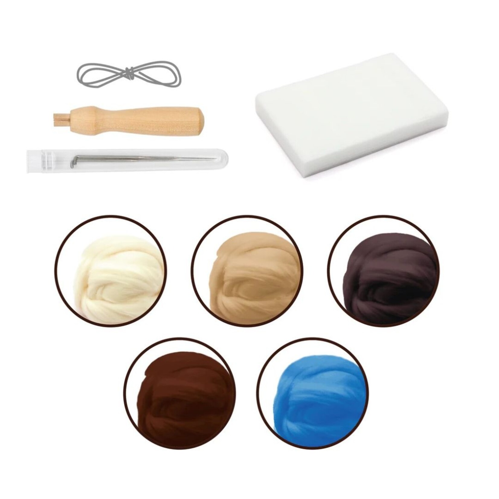 PBI ART NEEDLE FELTING KIT TONKINESE CAT