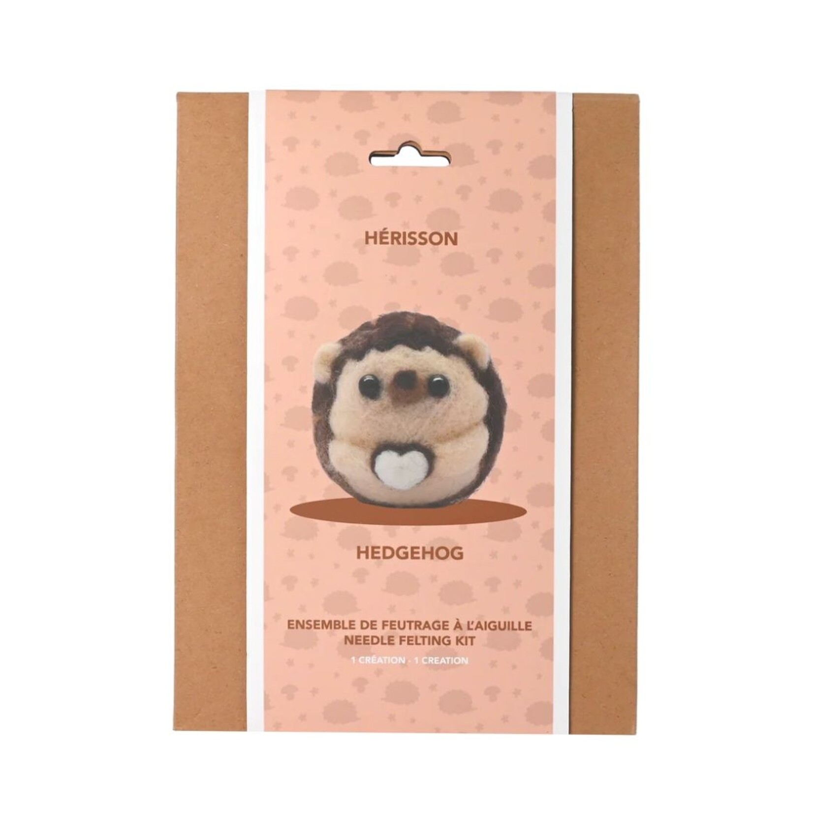 PBI ART NEEDLE FELTING KIT HEDGEHOG