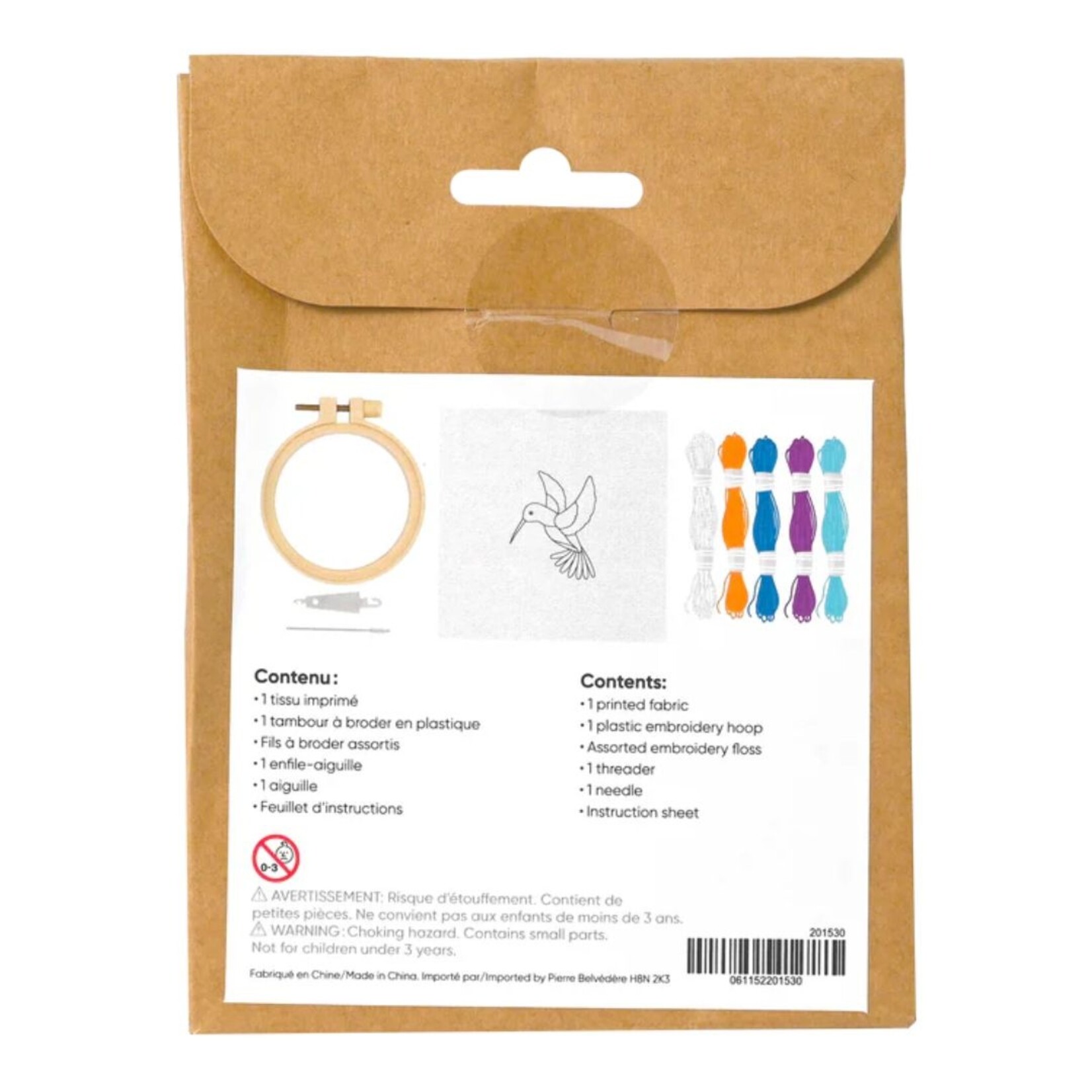 PBI ART CROSS STITCH KIT HUMMINGBIRD
