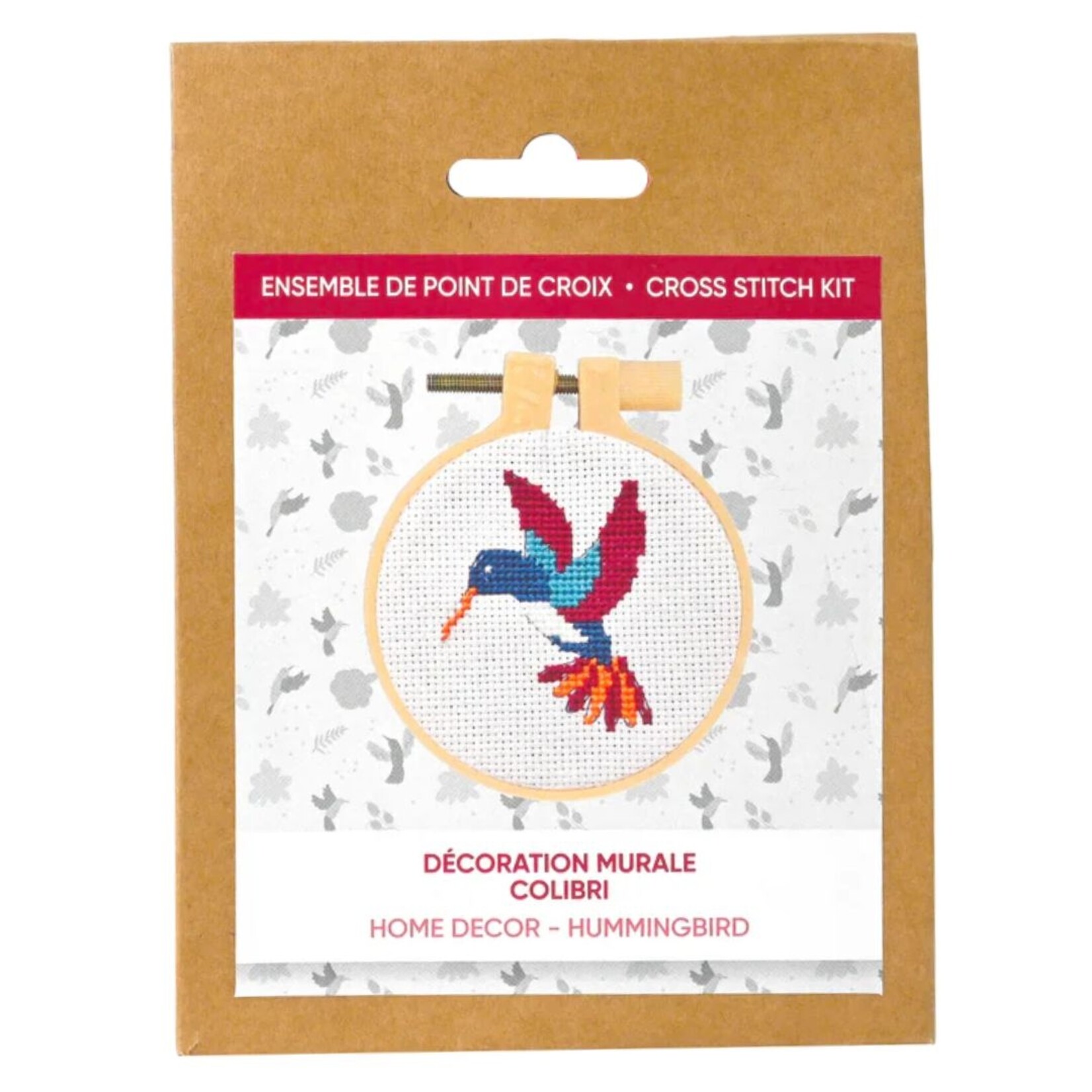 PBI ART CROSS STITCH KIT HUMMINGBIRD