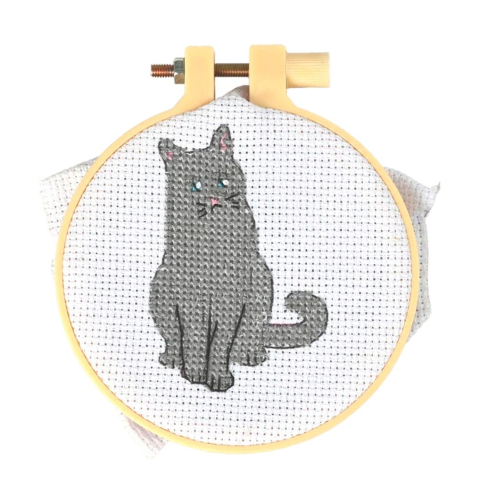 PBI ART CROSS STITCH KIT MITTENS KITTY