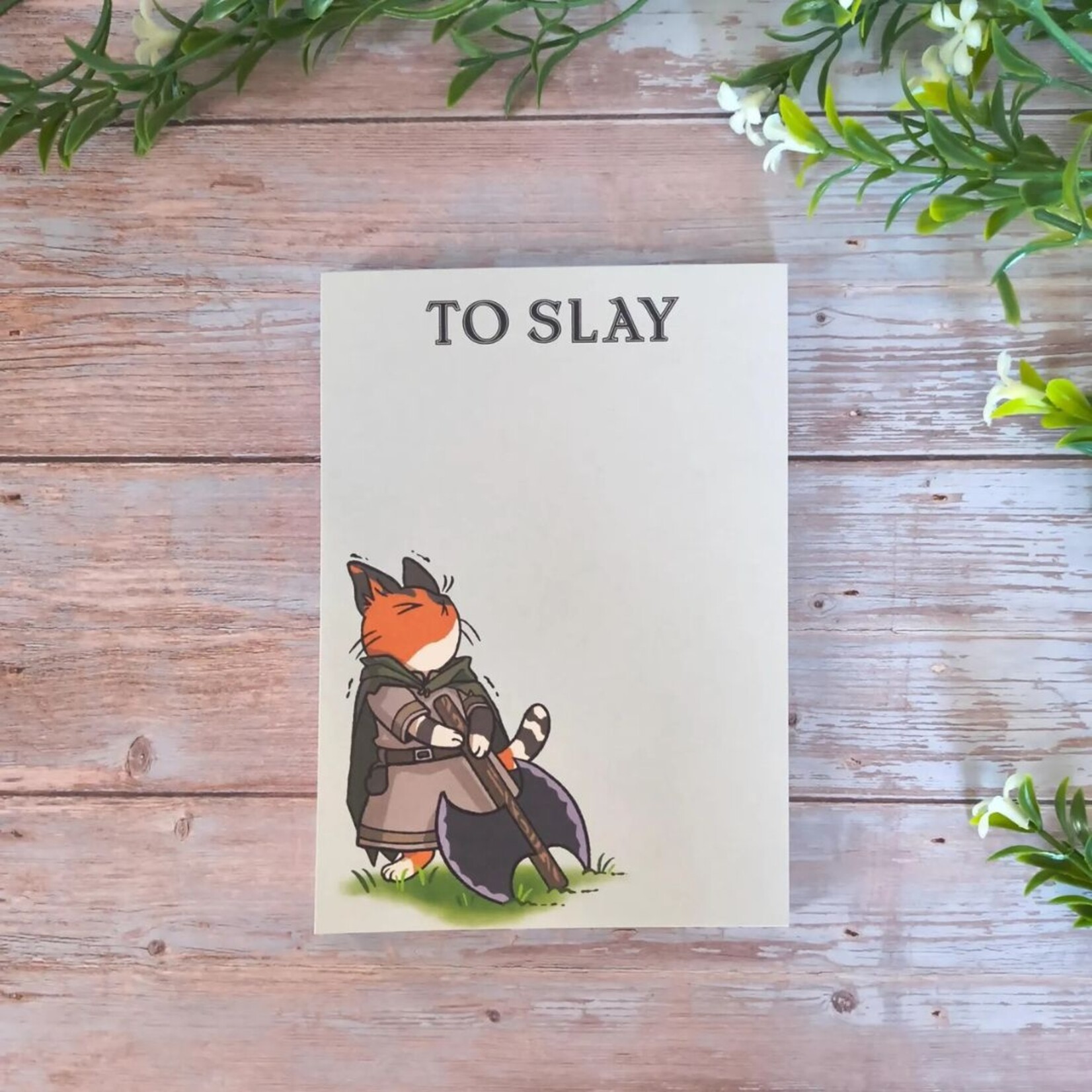 ALICIA ROBINSON MEMO PAD 4X5.5 TO SLAY