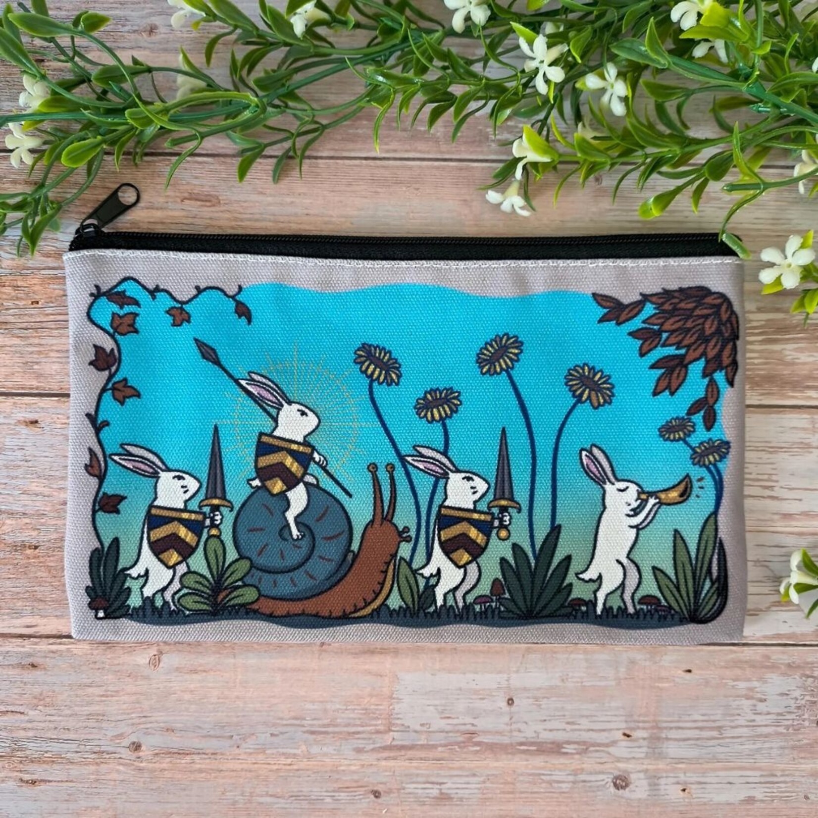 ALICIA ROBINSON PENCIL CASE MEDIEVAL RABBIT
