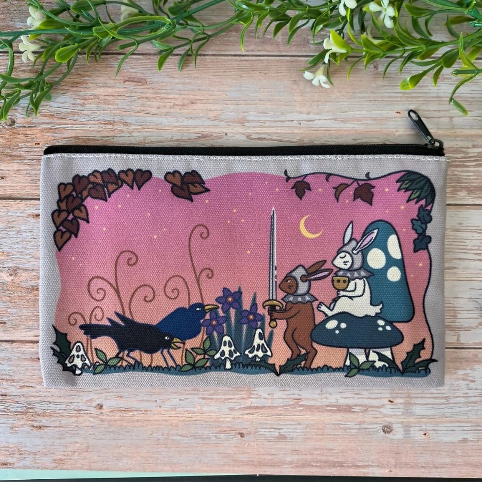 ALICIA ROBINSON PENCIL CASE MEDIEVAL RABBIT
