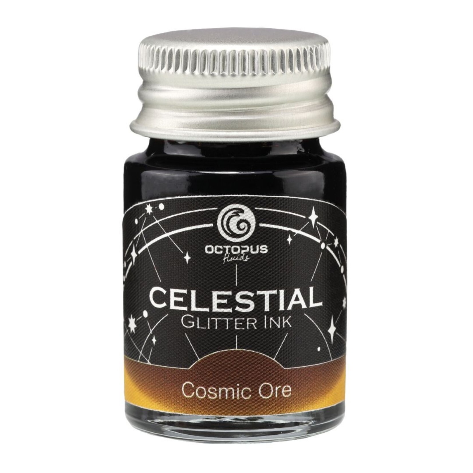 OCTOPUS CELESTIAL GLITTER INK 10ML COSMIC ORE