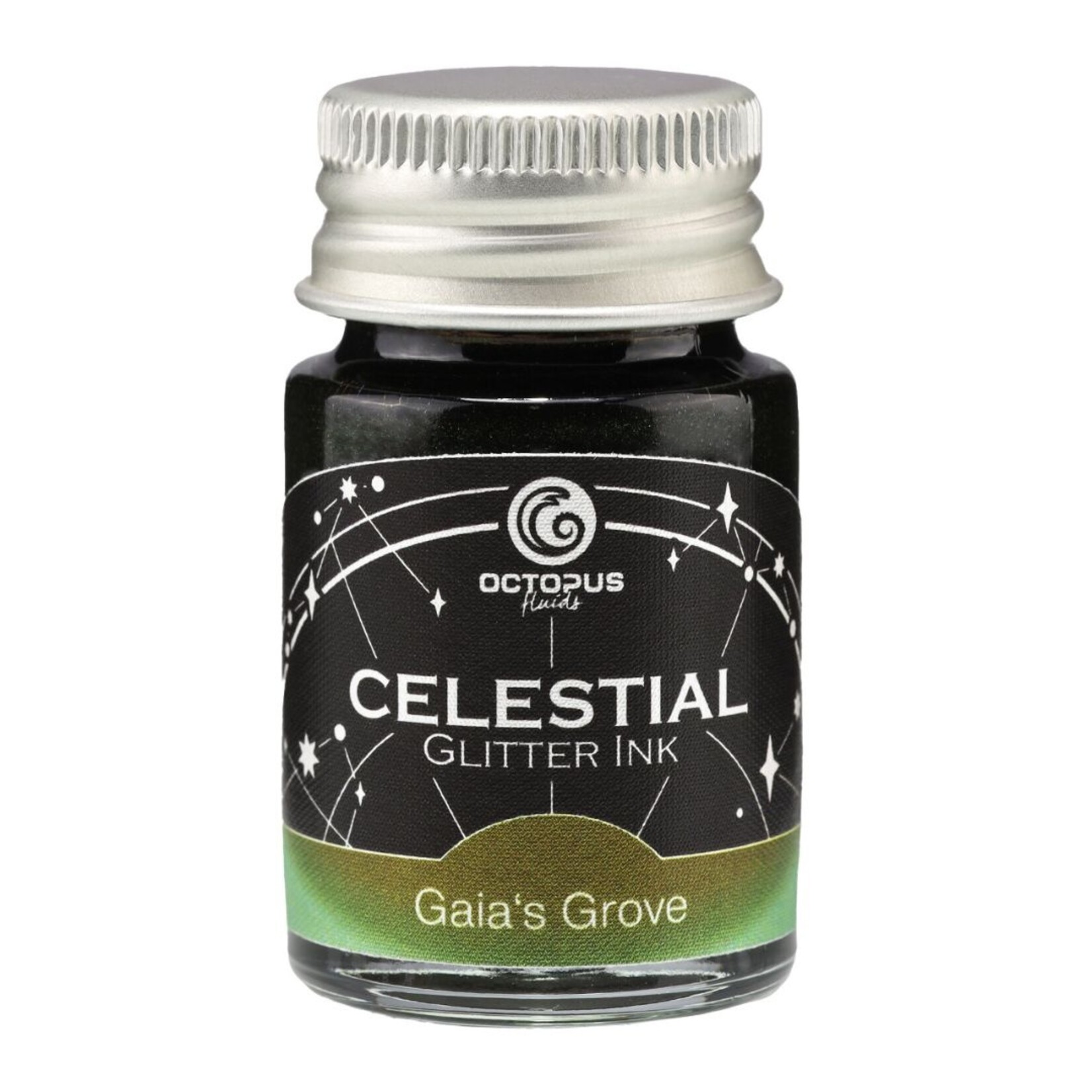 OCTOPUS CELESTIAL GLITTER INK 10ML GAIA'S GROVE