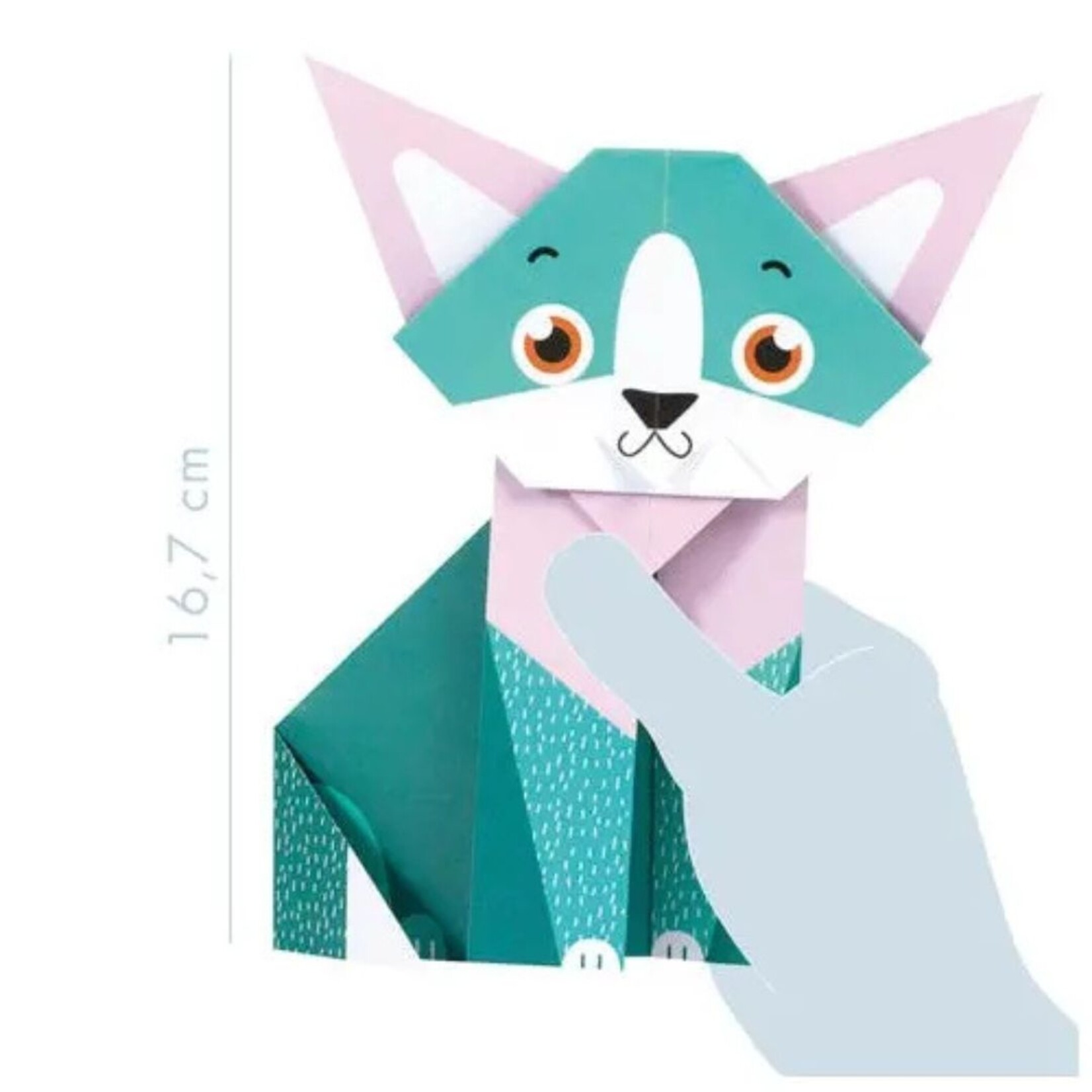 MY MANDARINE MY LITTLE ORIGAMI CAT KIT 20/SHT
