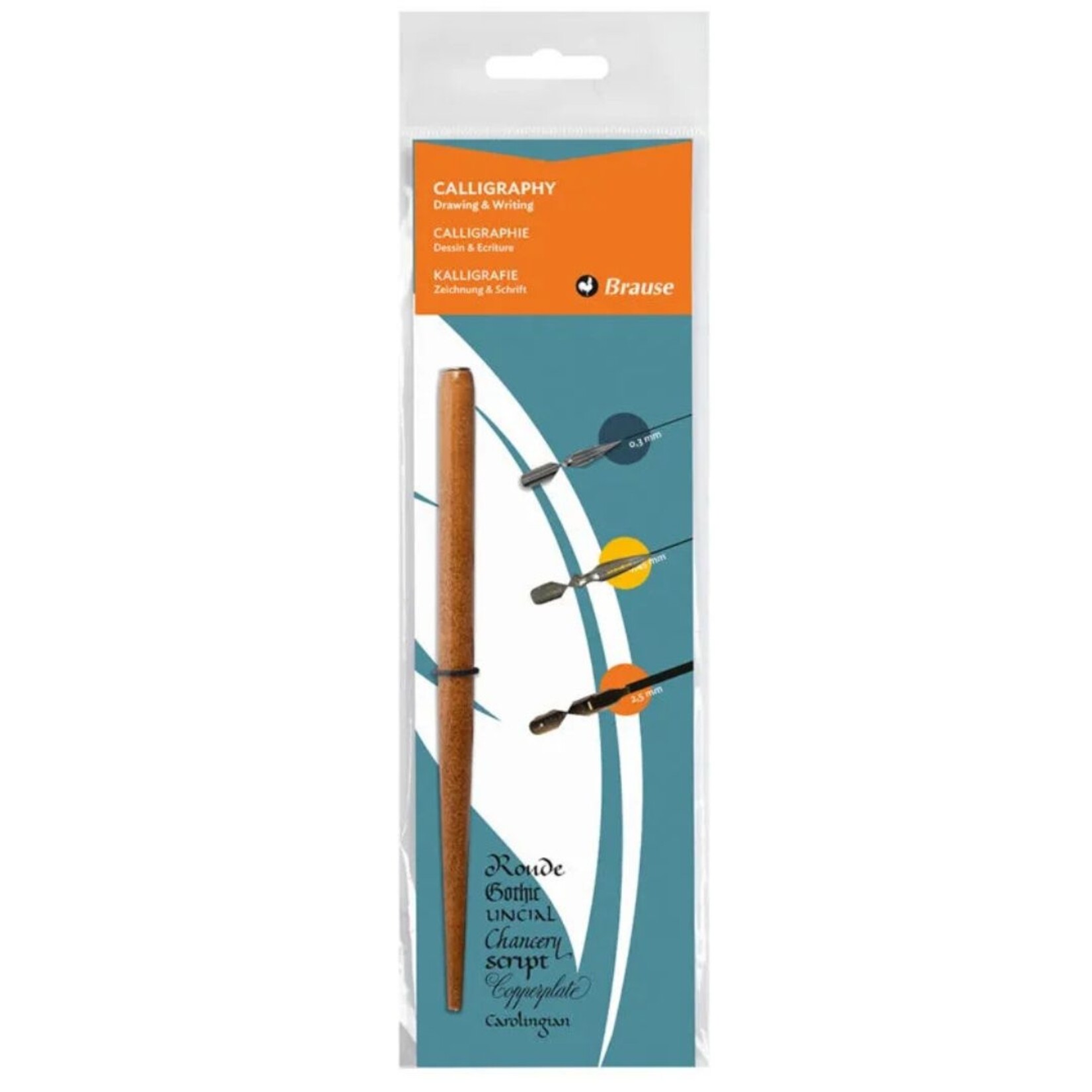 BRAUSE CALLIGRAPHY DRAWING & WRITING PEN & NIB SET/4