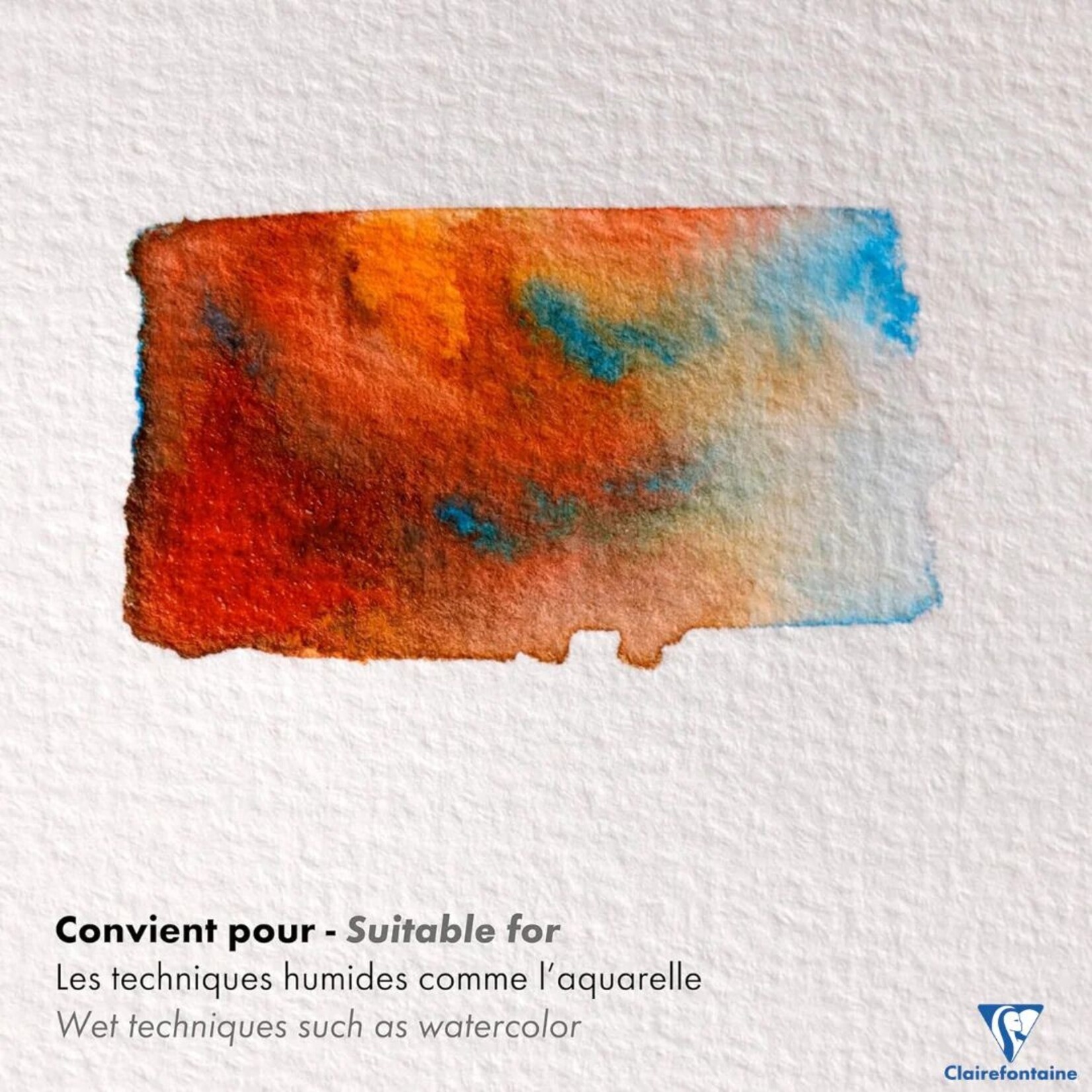 CLAIREFONTAINE AQUAPAD 4X6" 140LB 50/SHT