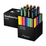 KARIN KARIN BRUSHMARKER PRO SET BASIC COLOURS 11PC + BLENDER