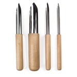 POTTER'S SELECT SEMI ROUND HOLE CUTTERS SET/4