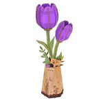 ROWOOD 3D WOODEN PUZZLE PURPLE TULIP