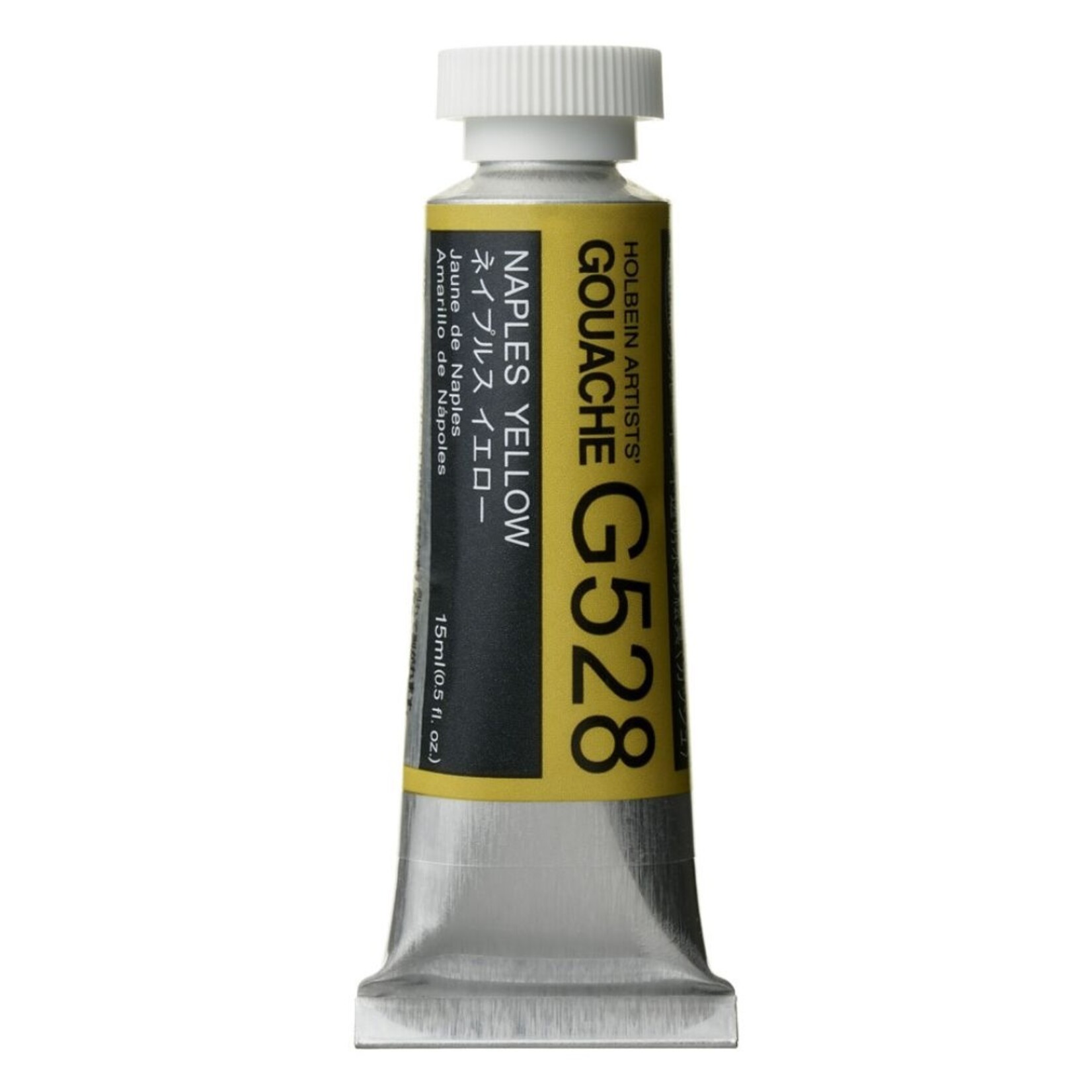 HOLBEIN ARTISTS GOUACHE 15ML G528 NAPLES YELLOW