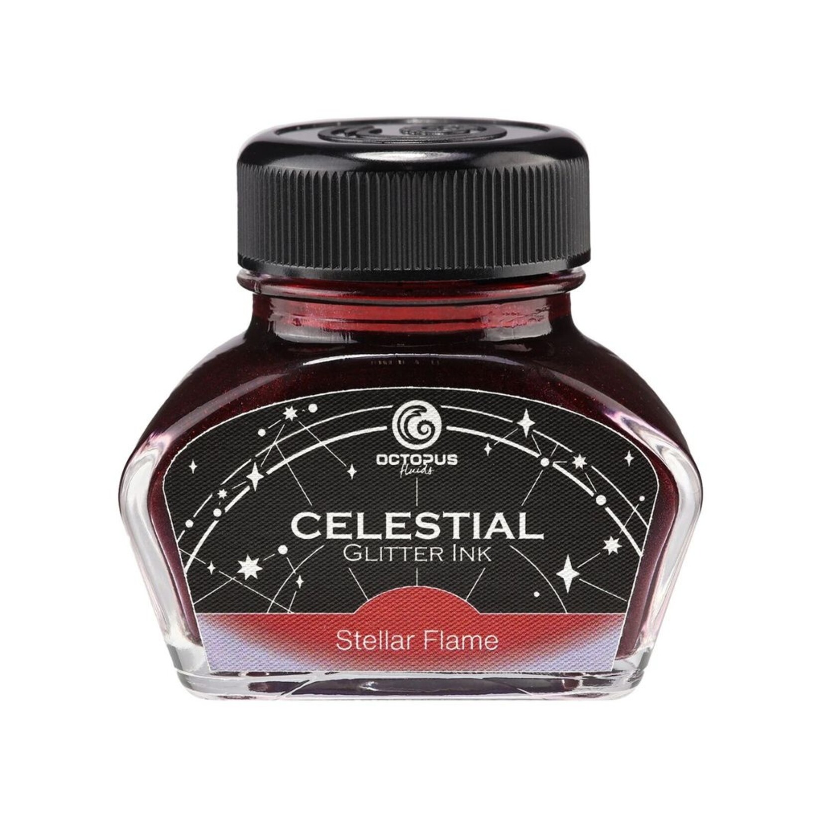 OCTOPUS CELESTIAL GLITTER INK 30ML STELLAR FLAME