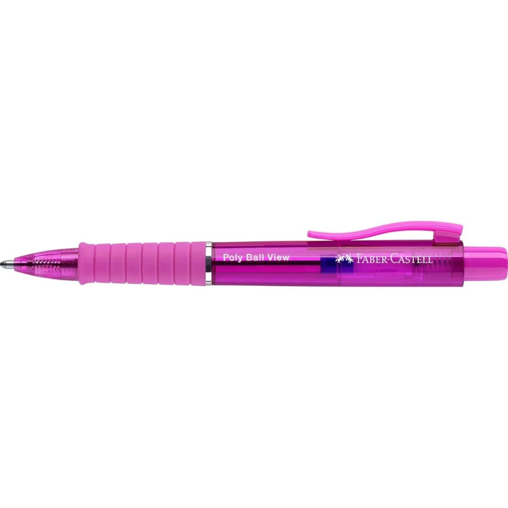 FABER CASTELL POLY BALL VIEW PEN ELECTRIC FUCHSIA