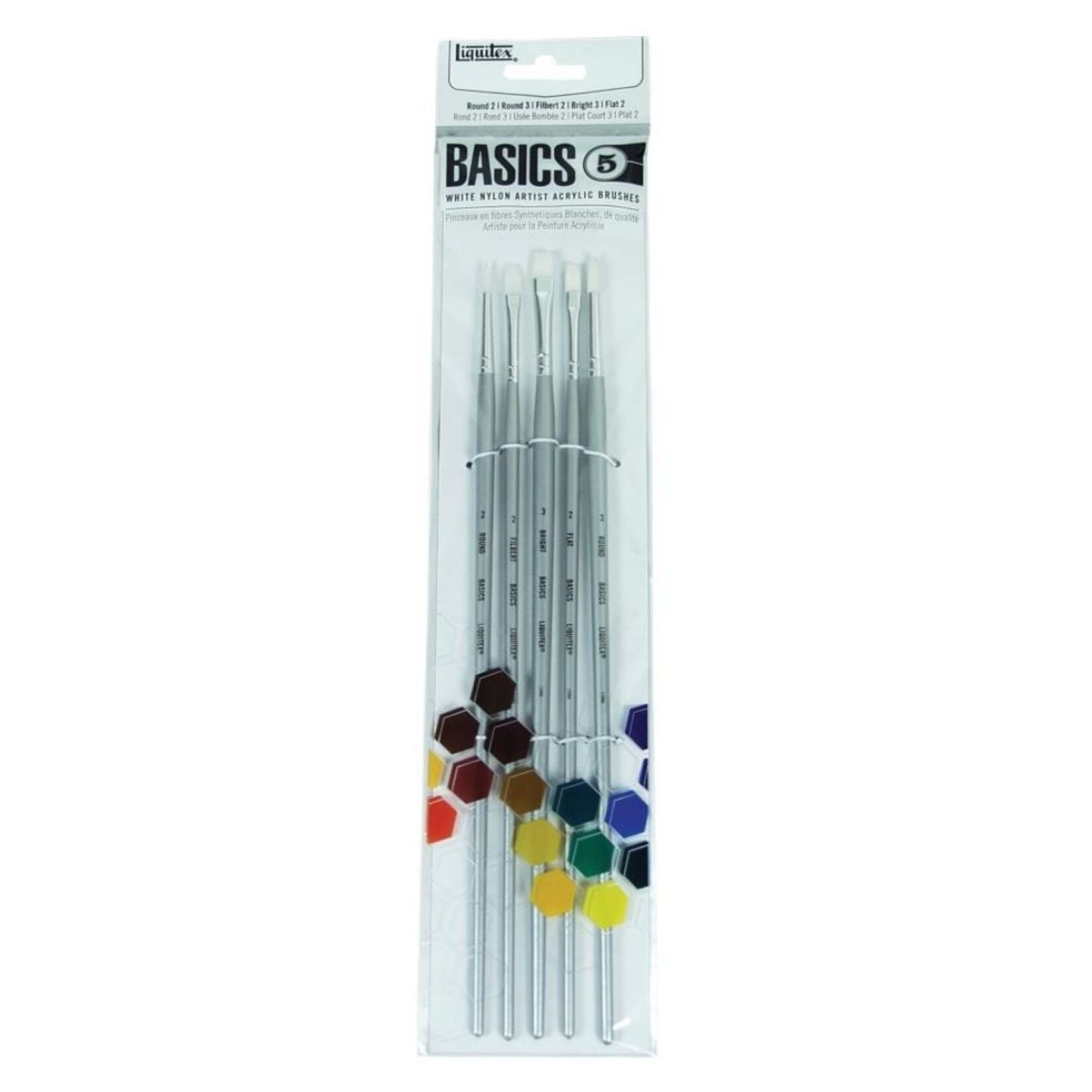 LIQUITEX LIQUITEX BASICS BRUSH 5/SET