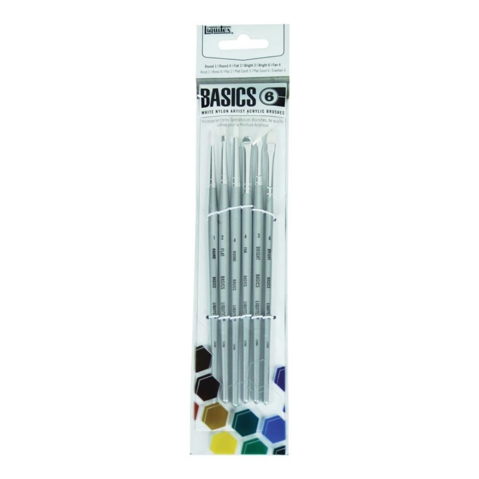 LIQUITEX LIQUITEX BASICS BRUSH 6/SET
