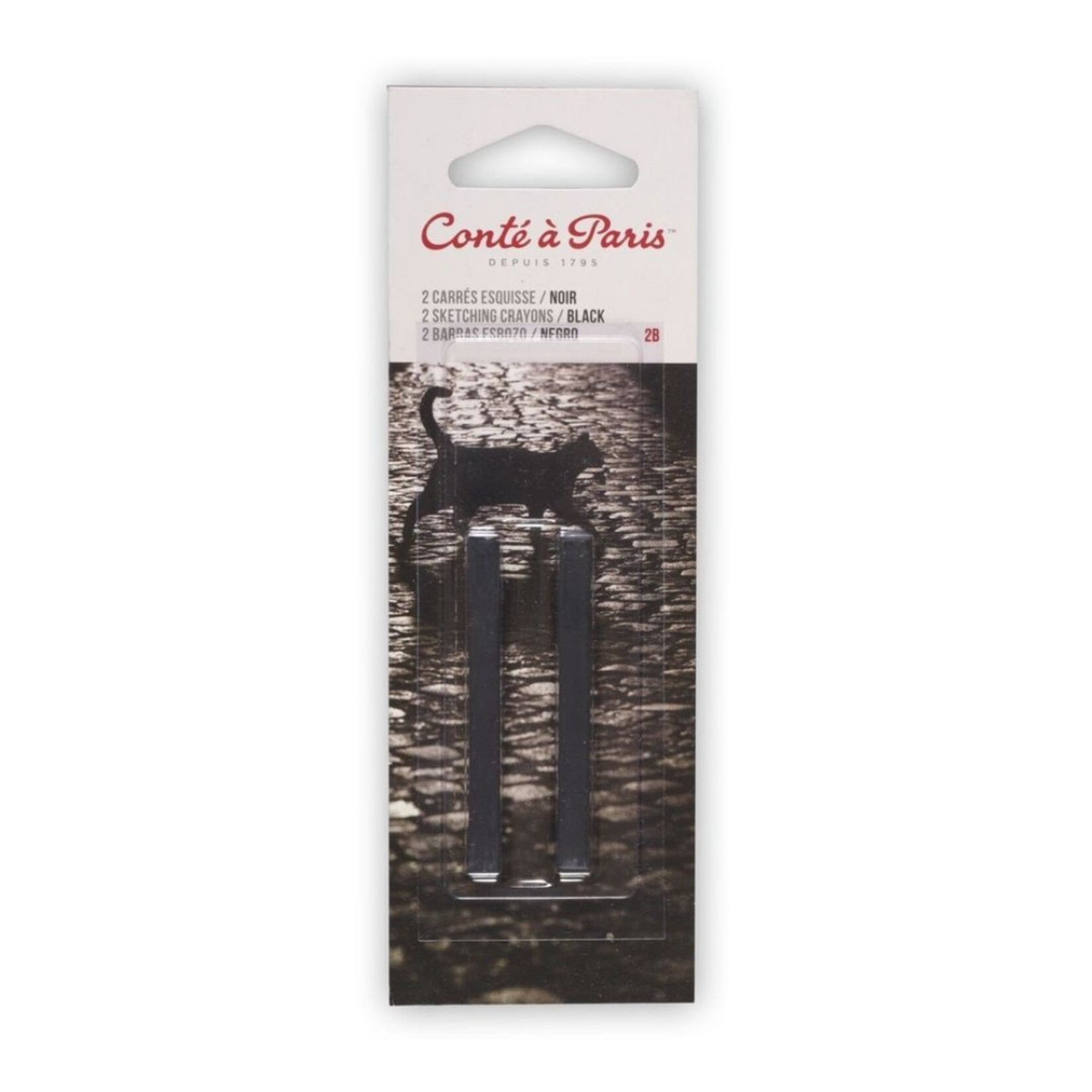 CONTE SKETCHING CRAYONS PIERRE NOIRE 2B SET/2