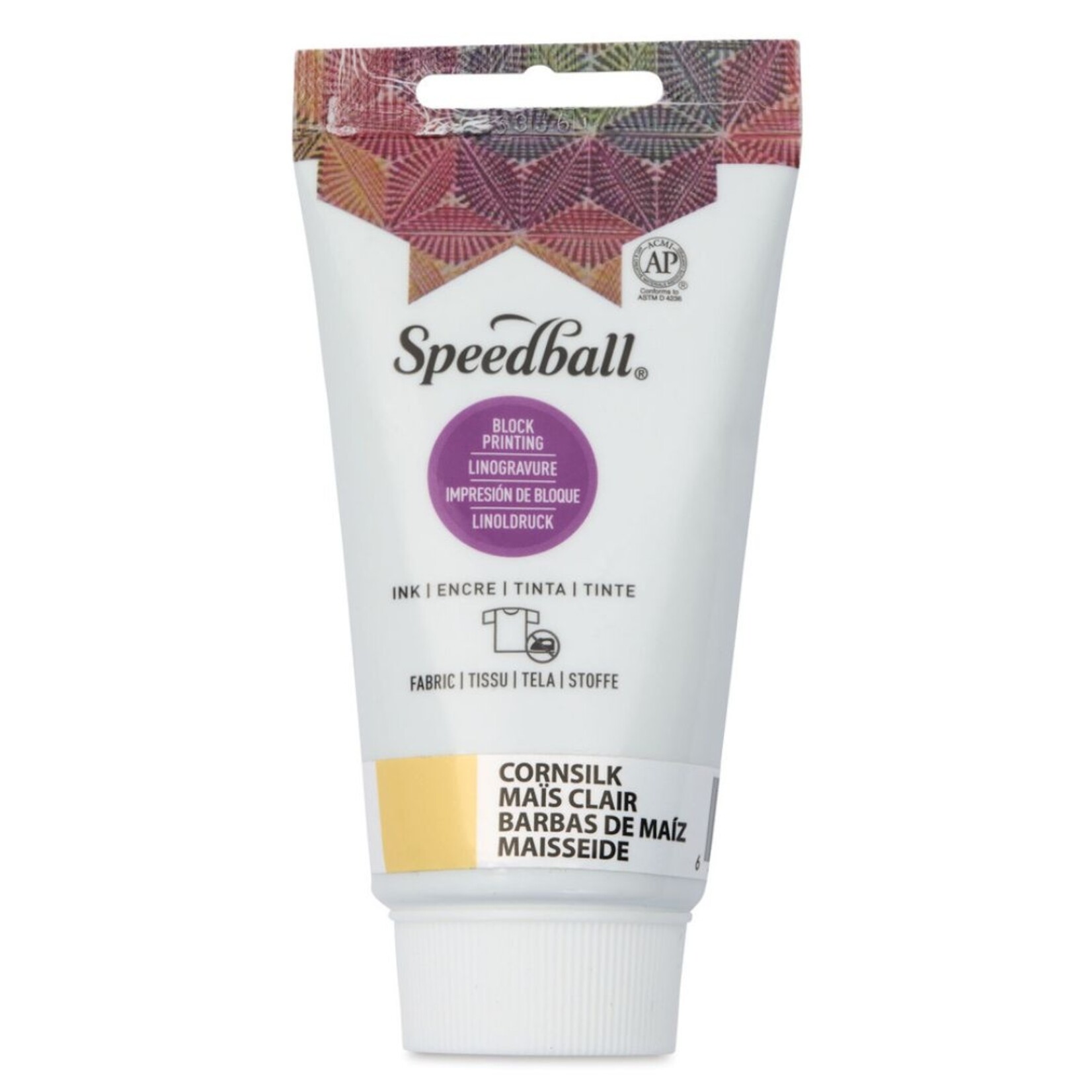 SPEEDBALL FABRIC BLOCK PRINTING INK 2.5OZ CORNSILK