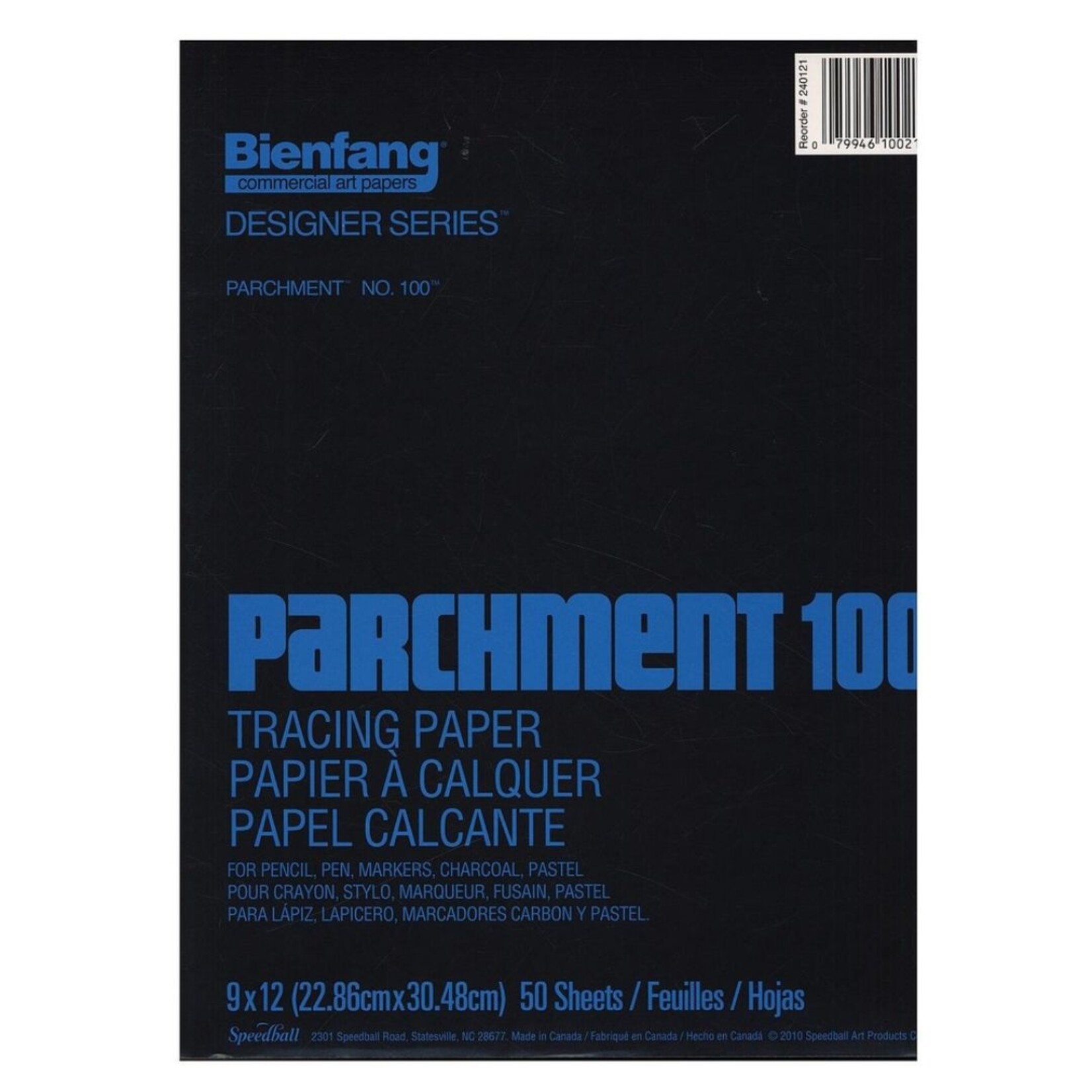 BEINFANG PARCHMENT PAPER TRACING PAD 9X12