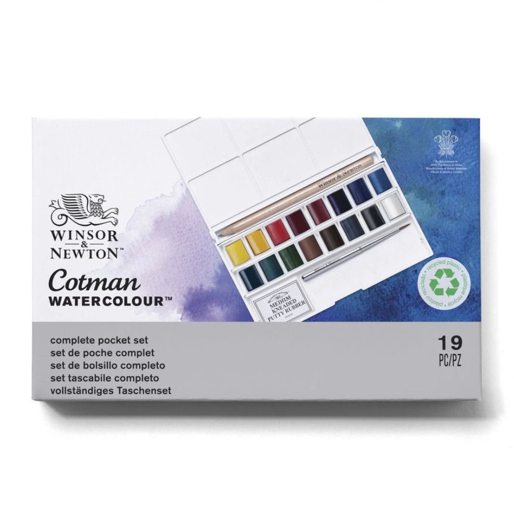 COTMAN WATERCOLOUR COMPLETE POCKET SET/19