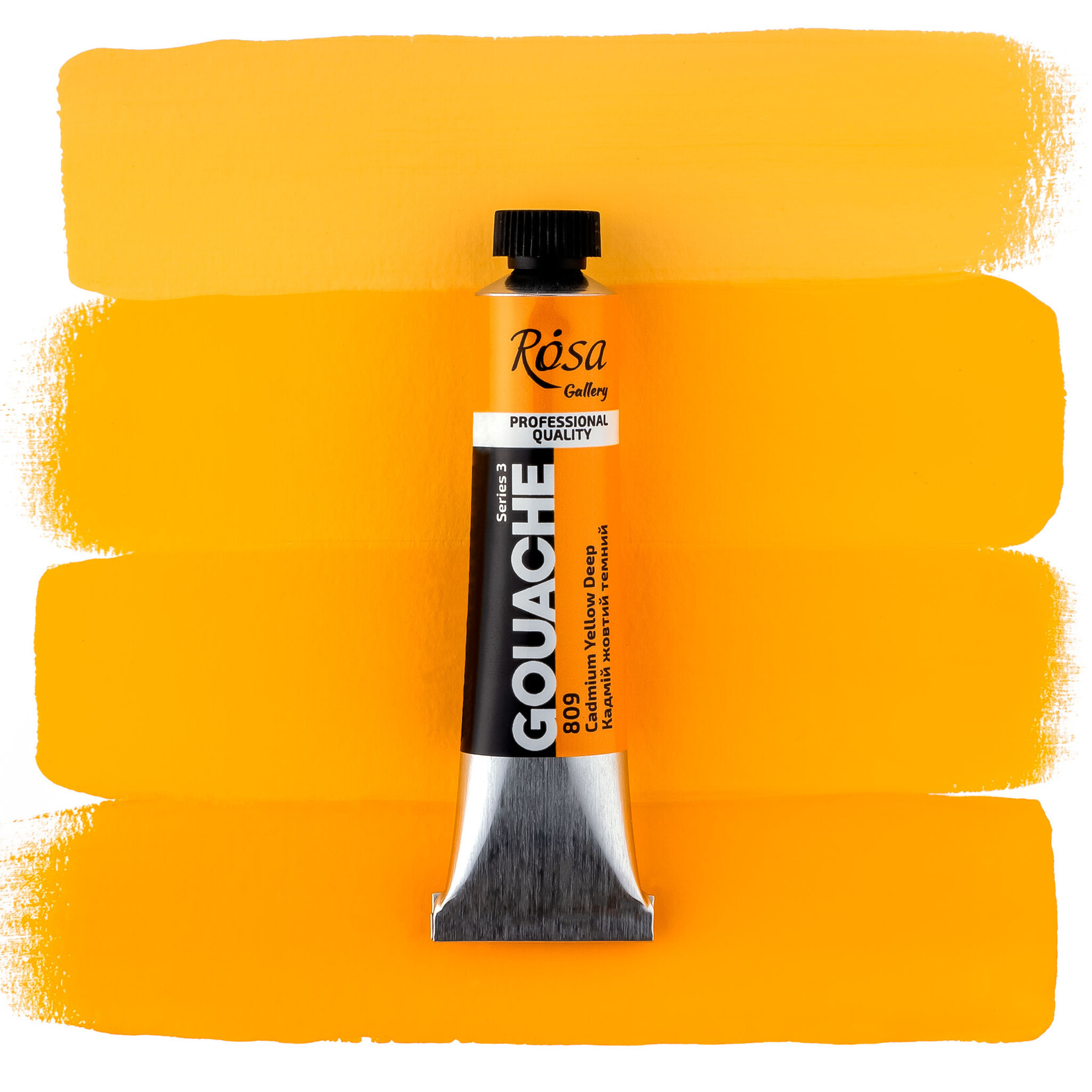 ROSA GALLERY GOUACHE 20ML CADMIUM YELLOW DEEP #809