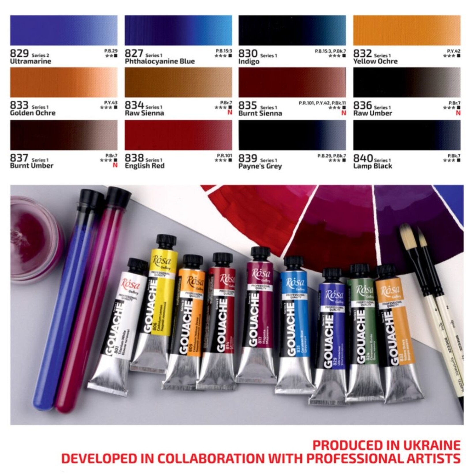 ROSA GALLERY GOUACHE 20ML NAPLES ROSE #803