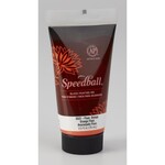 SPEEDBALL BLOCK PRINTING INK WATER SOLUBLE 2.5OZ FLUORESCENT ORANGE