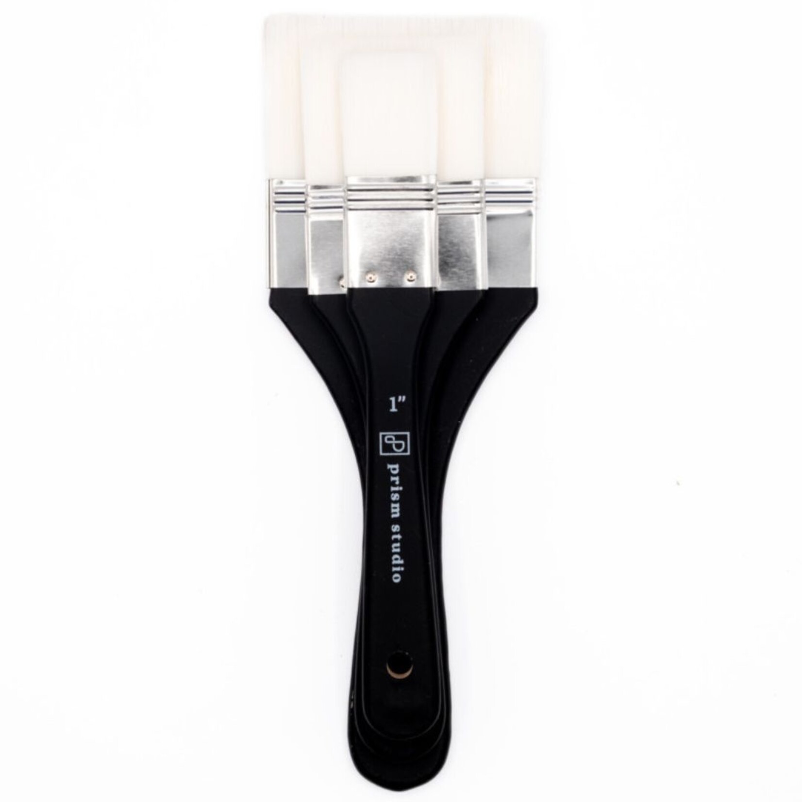 PRISM STUDIO WHITE TAKLON BROAD STROKE FLAT SET/3