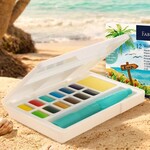 FABER CASTELL TROPICAL ESCAPE WATERCOLOUR SET/13
